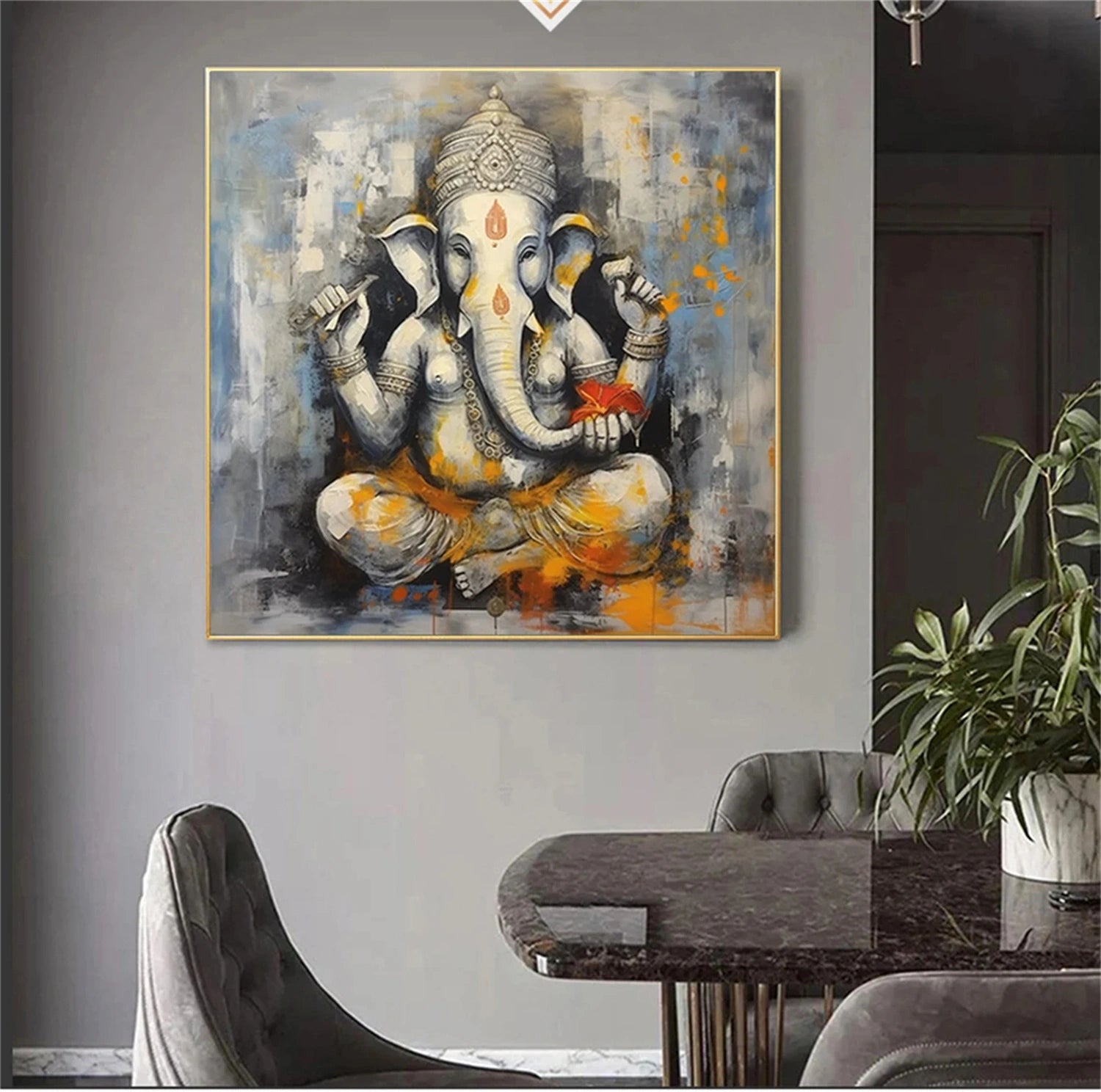 Colorful Abstract Animal Wall Art #AL061