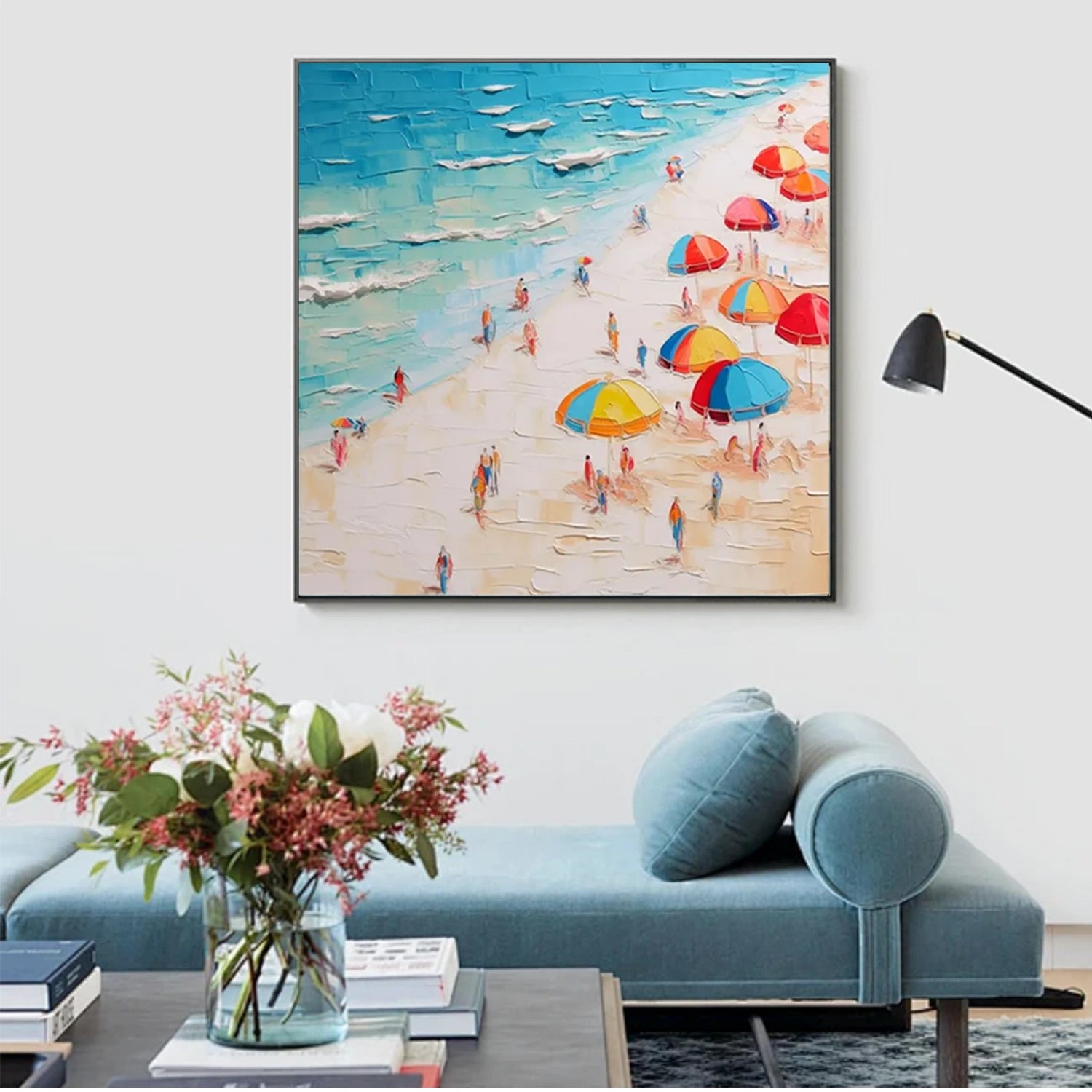 Swimming Sport Textured Wall Art #SA029