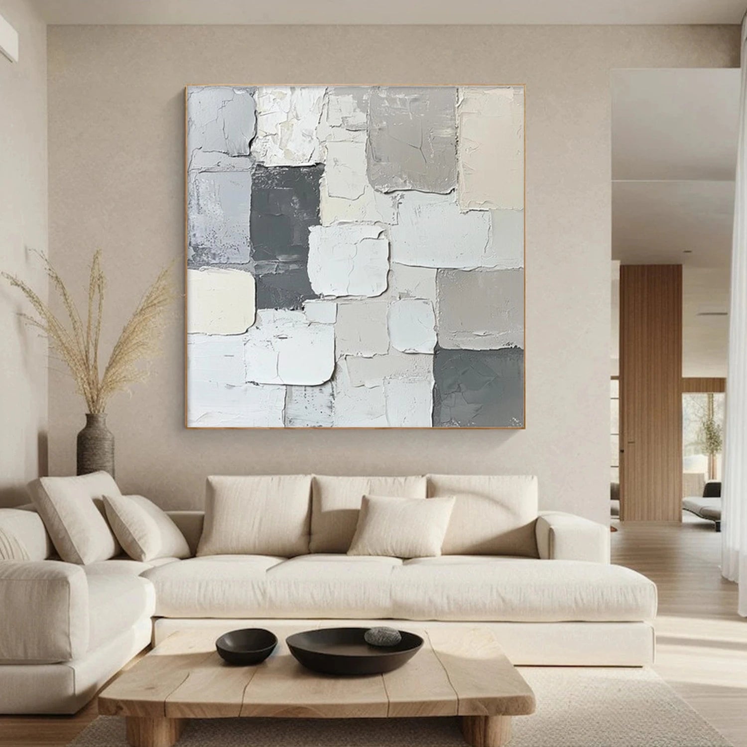 Minimalist Textured Canvas Art #MM337