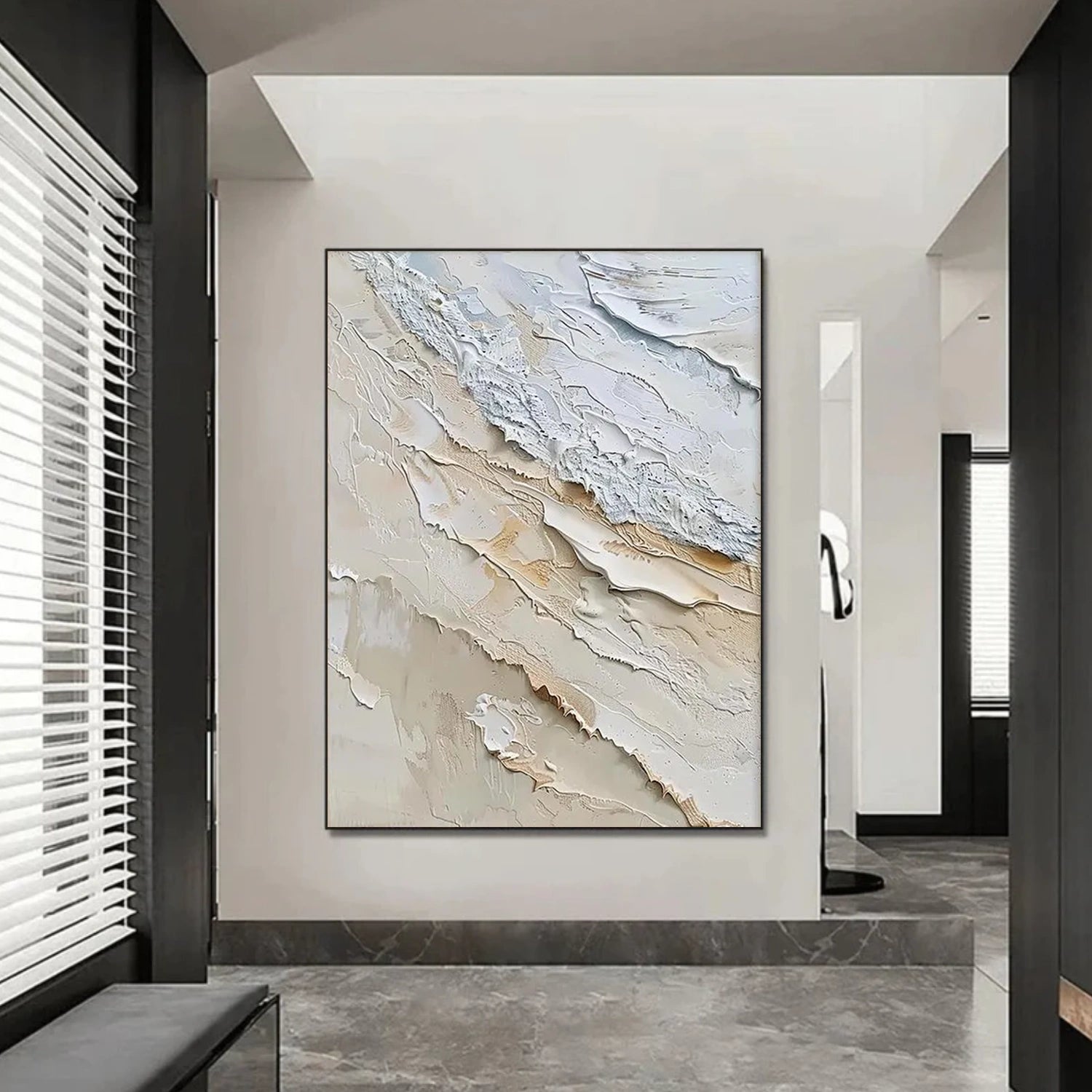 Sea & Sky Abstract Textured Wall Art #MS205