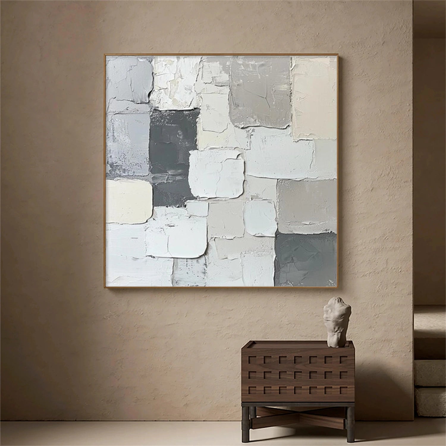 Minimalist Textured Canvas Art #MM337