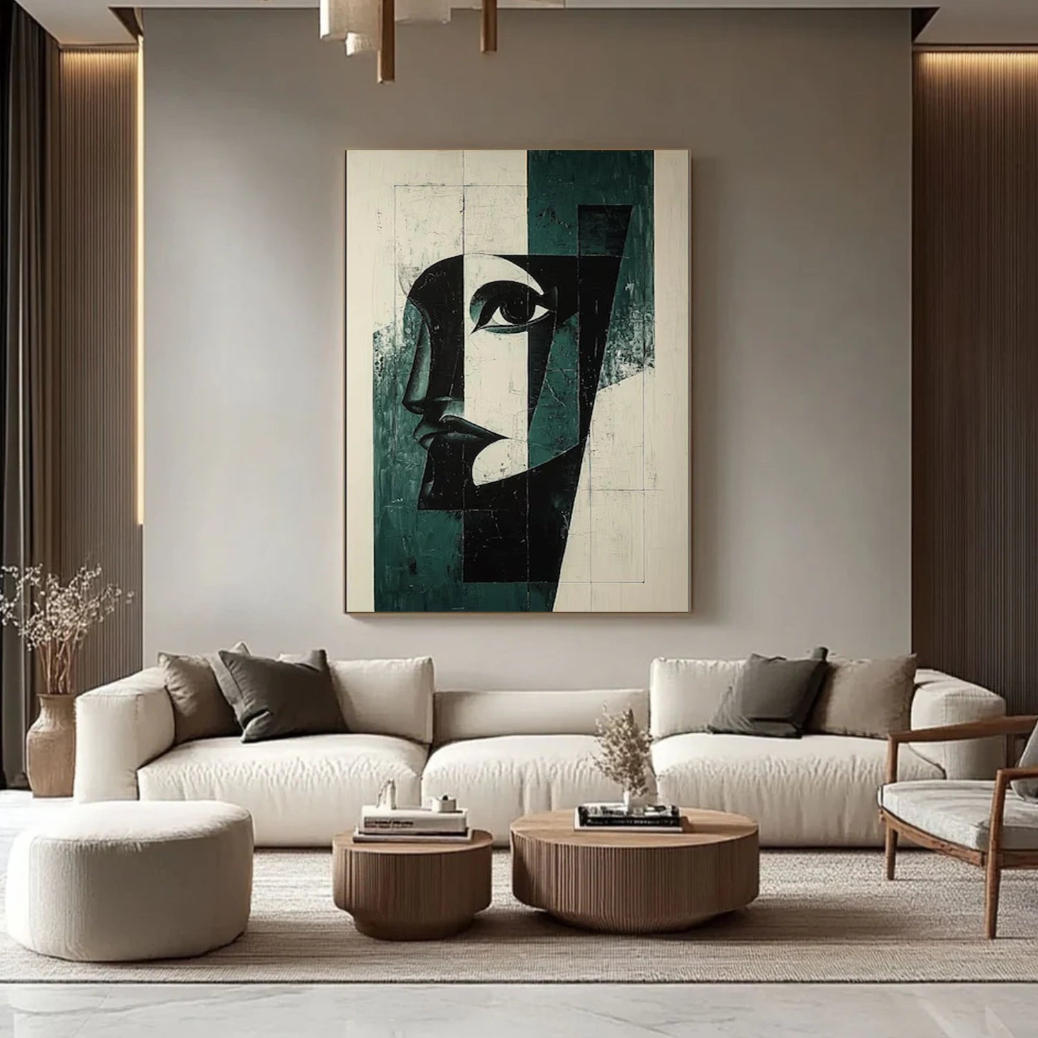 Abstract Portrait Wall Art #AP097