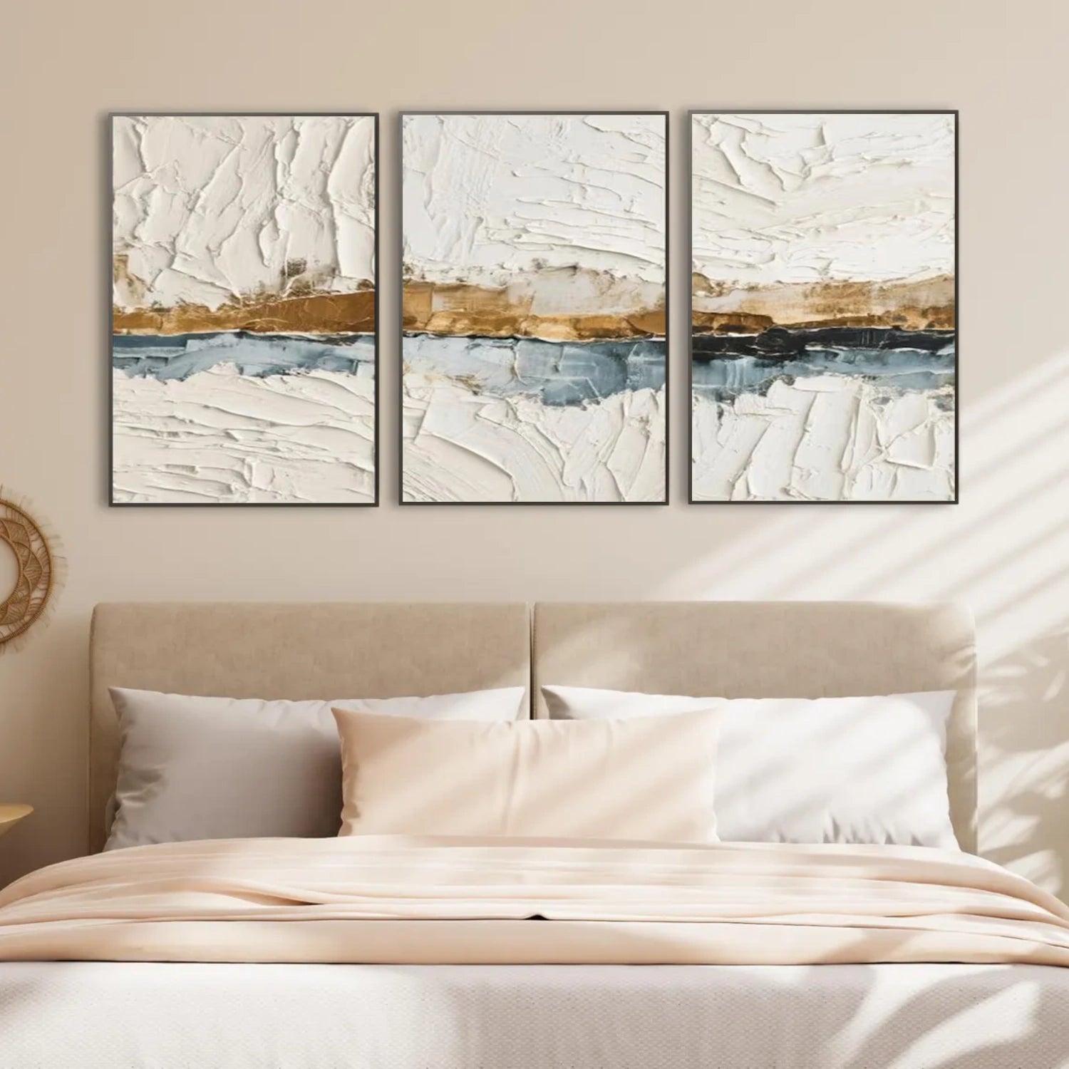 Minimalist Textured Canvas Art Set of 3 #MM304