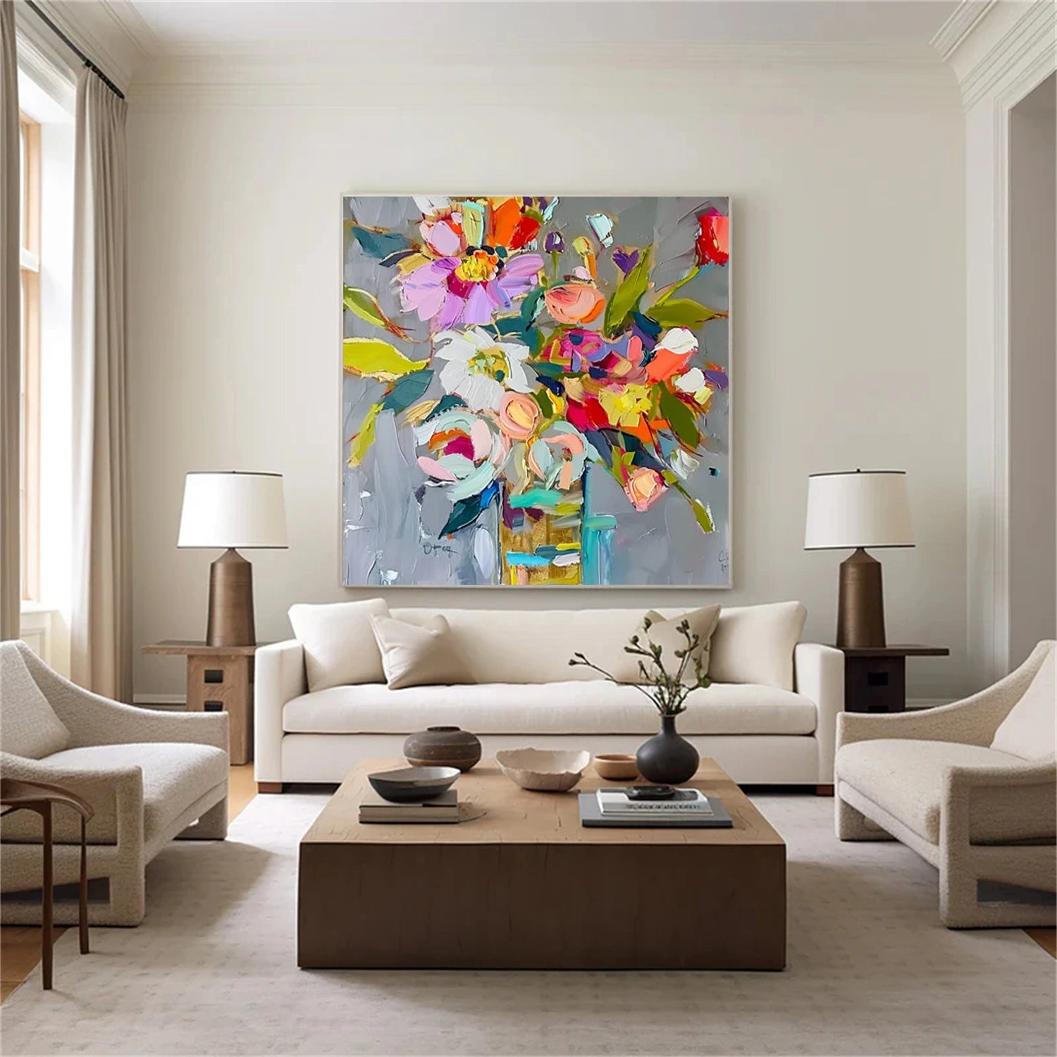 Flower & Tree Abstract Wall Art #ML193