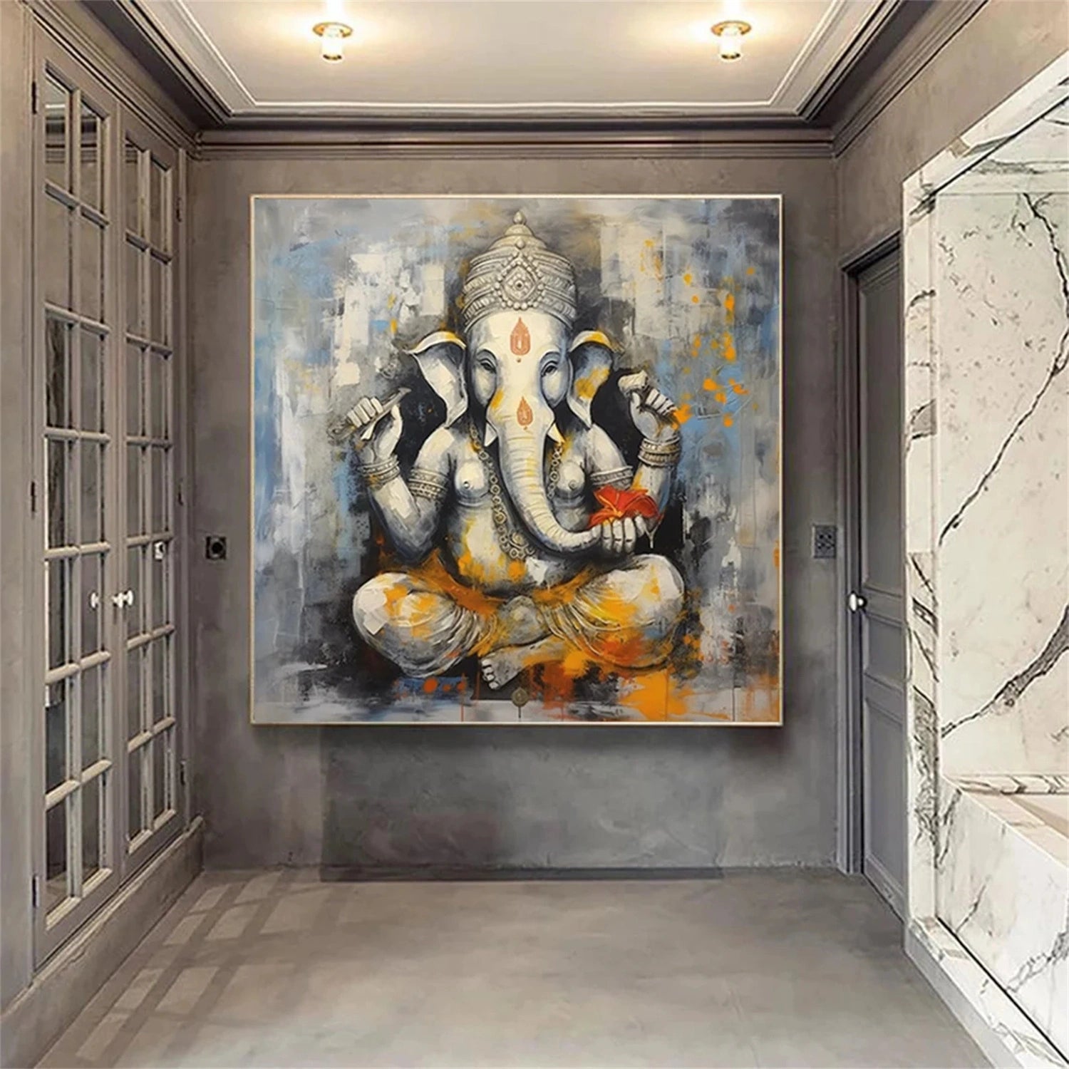 Colorful Abstract Animal Wall Art #AL061