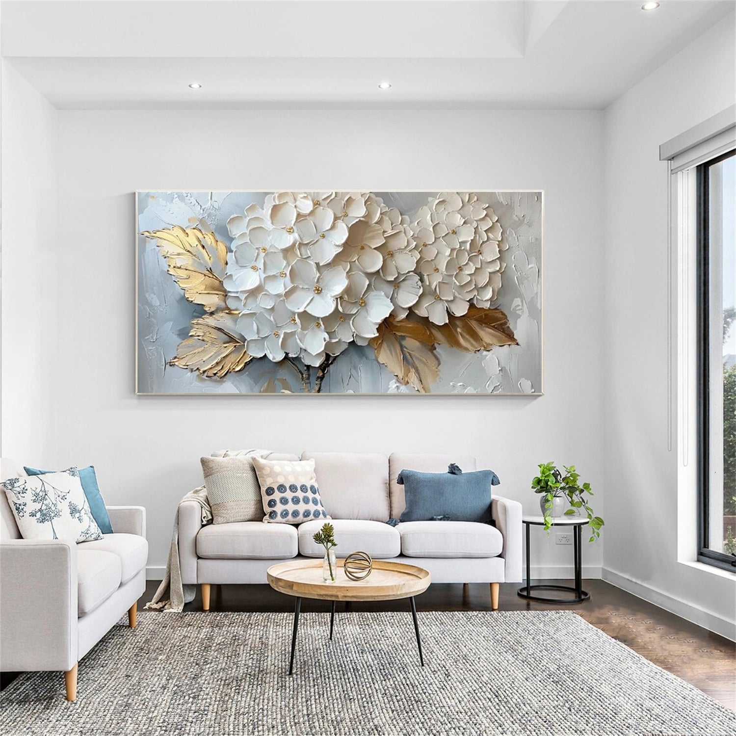Colorful Flower & Tree Abstract Wall Art #ML050