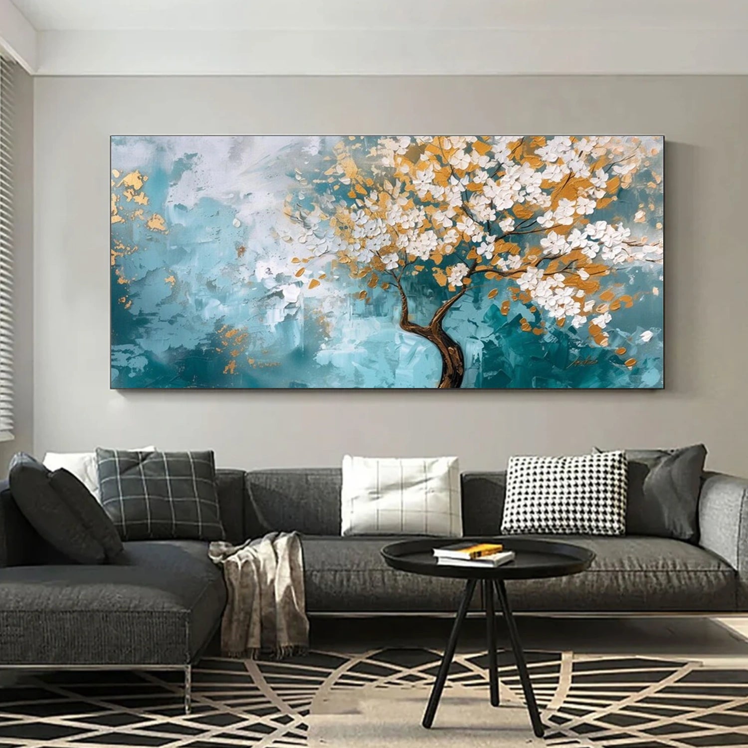 Flower & Tree Abstract Wall Art #ML186