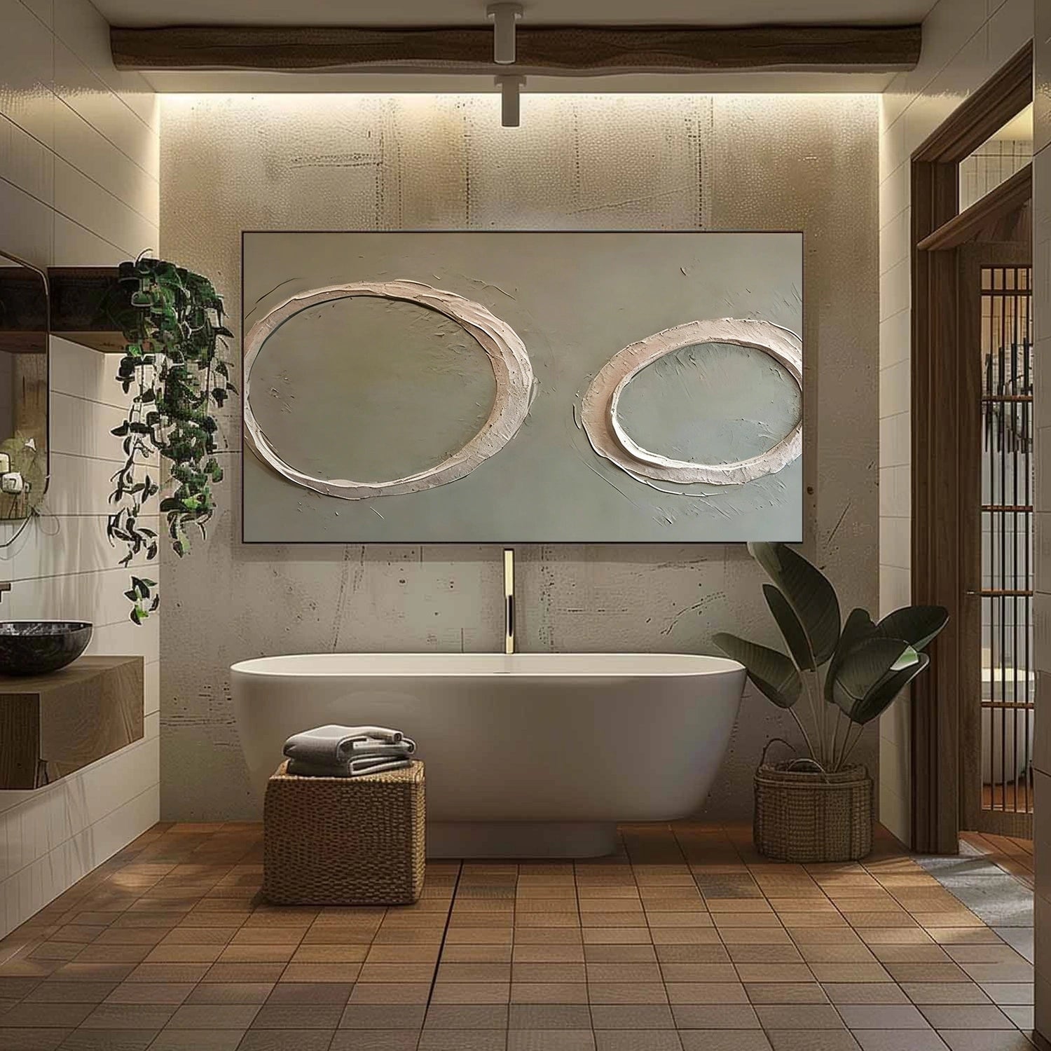 Minimalist Textured Canvas Art Set of 3 #MM305