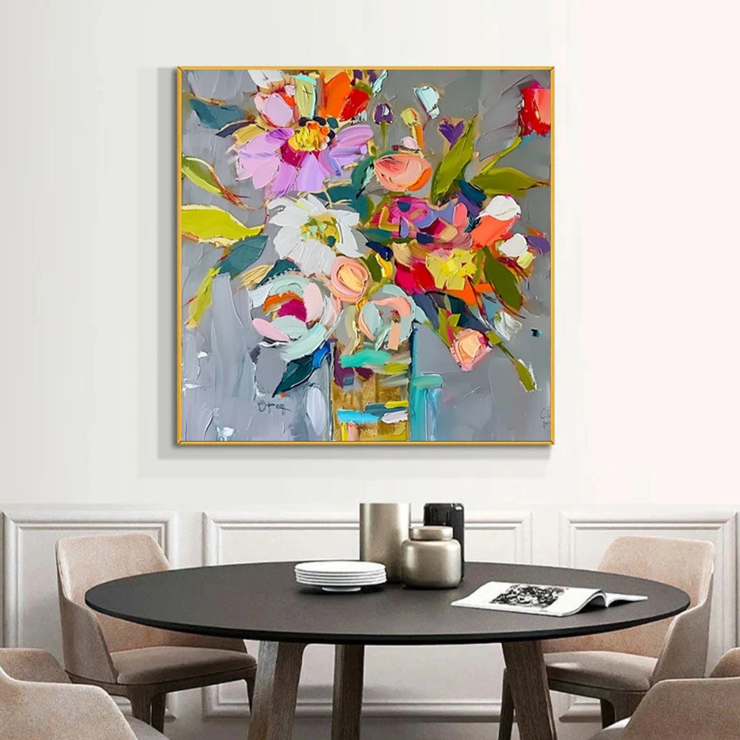Flower & Tree Abstract Wall Art #ML193