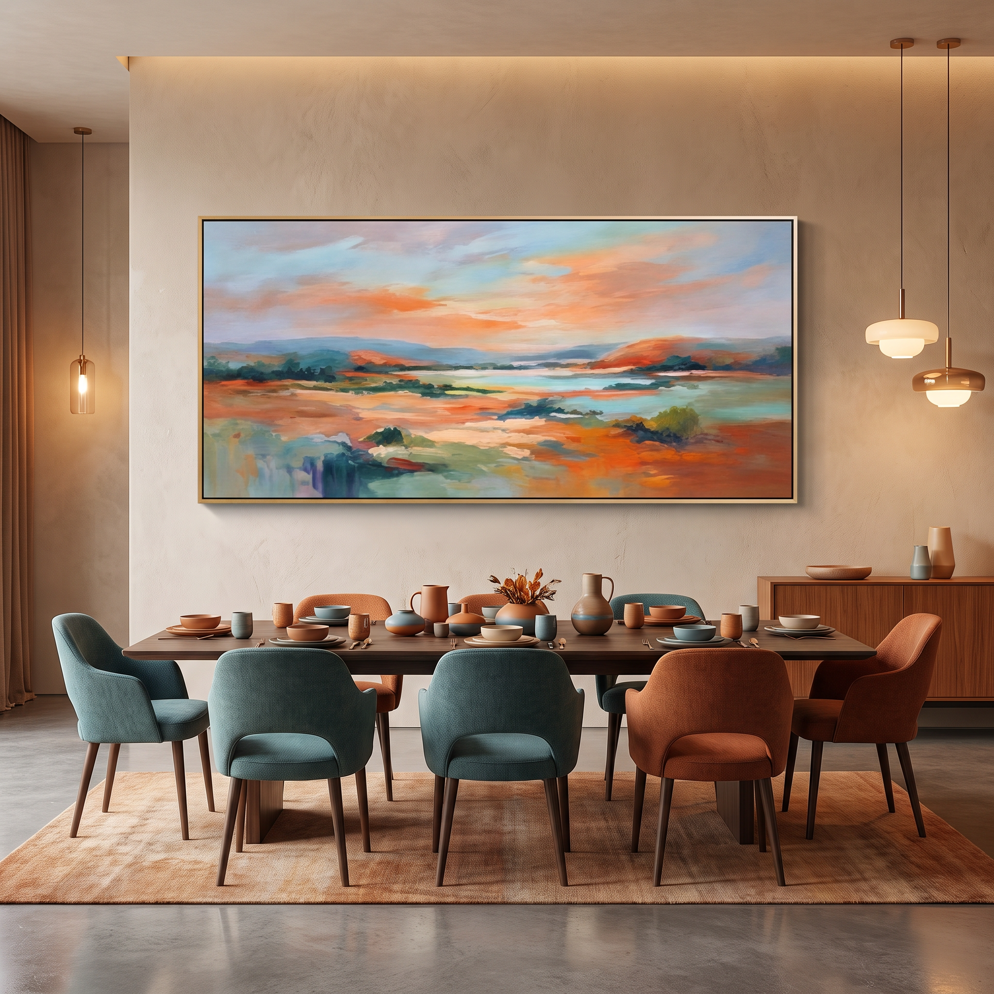Sea & Sky Abstract Wall Art #MS345