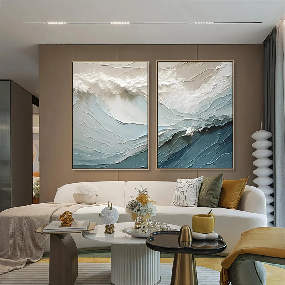 Minimalist Sea & Sky Art Set of 2 #MS012