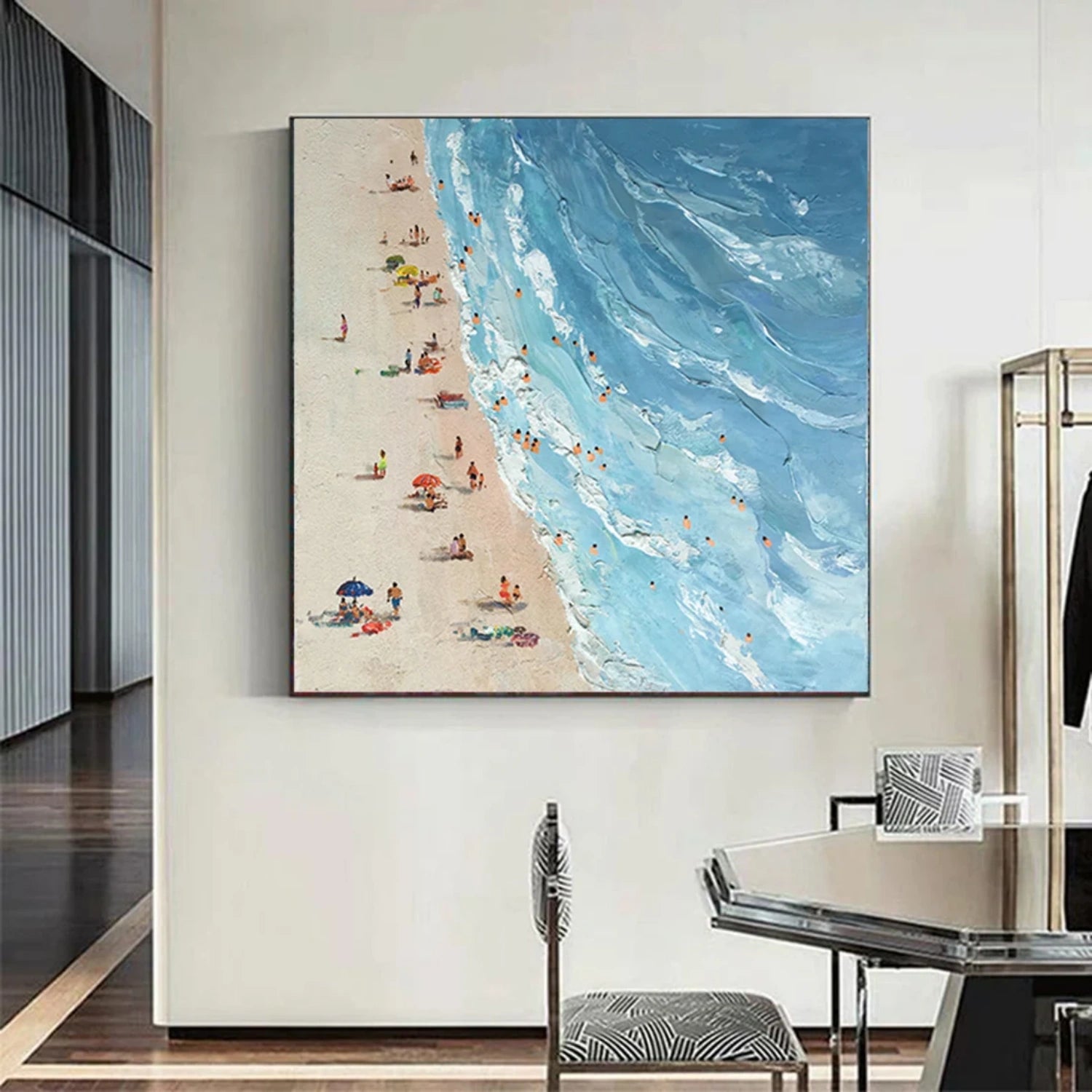 Swimming Sport Textured Wall Art #SA026