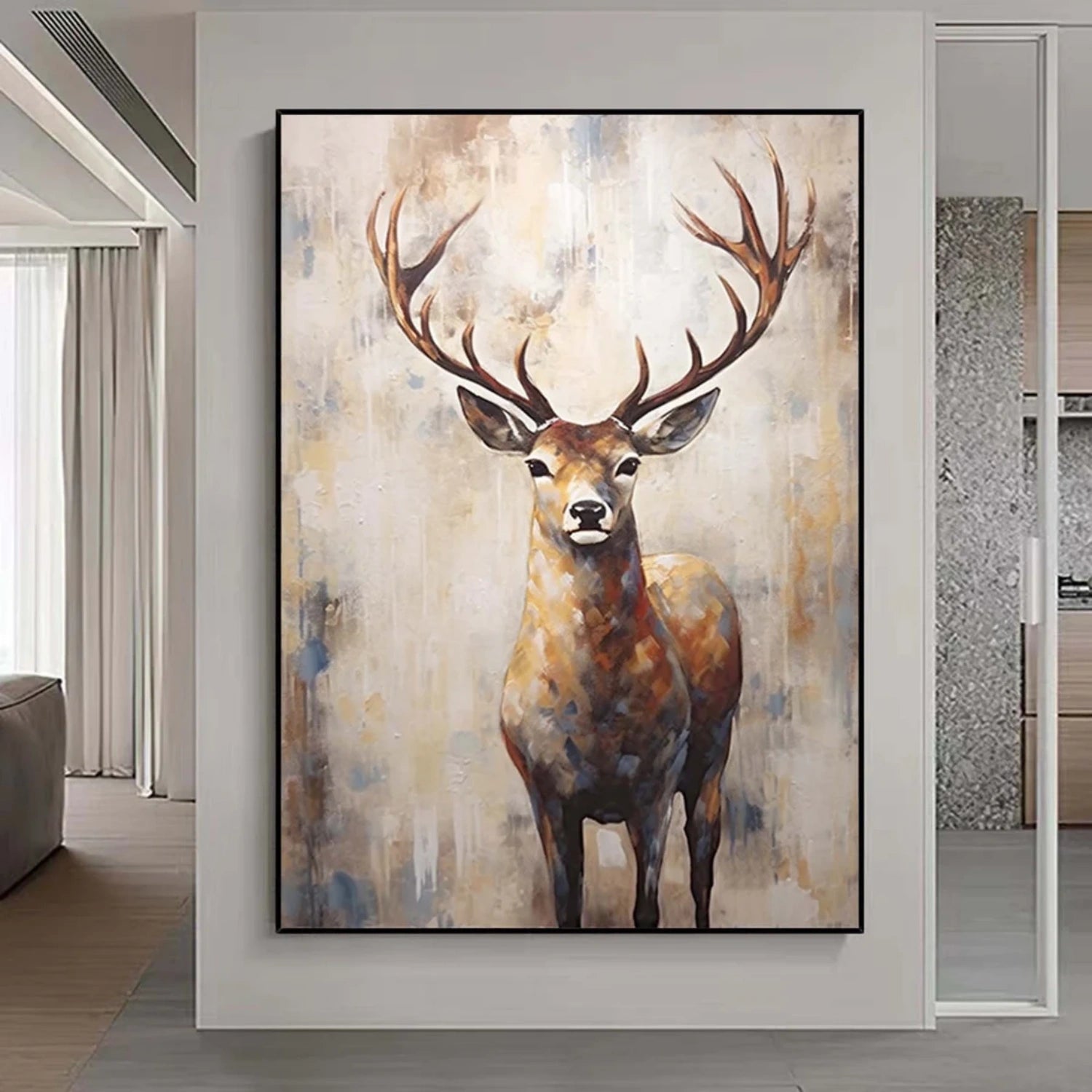 Abstract Animal Wall Art #AL128