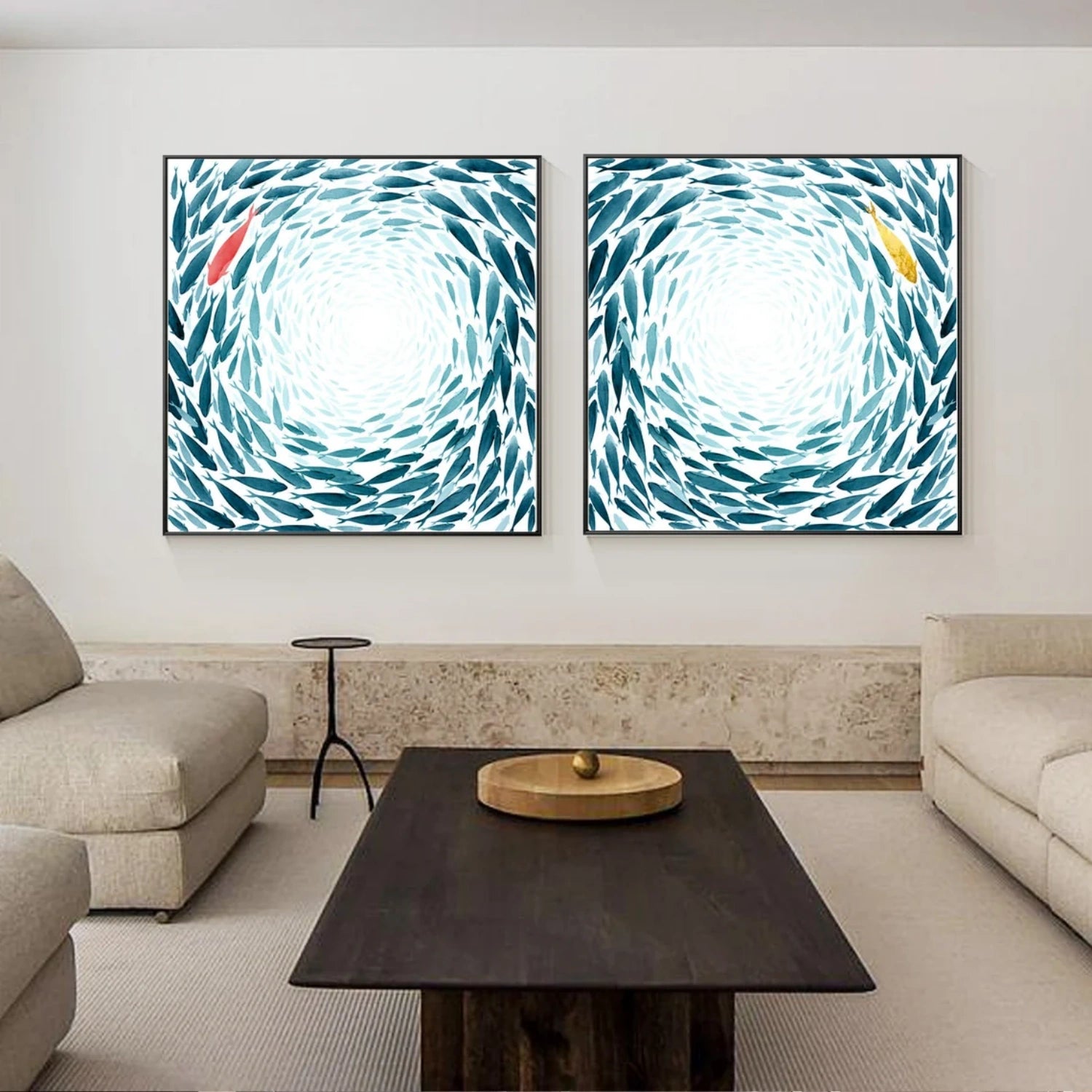 Abstract Canvas Art Set of 2 #WS636