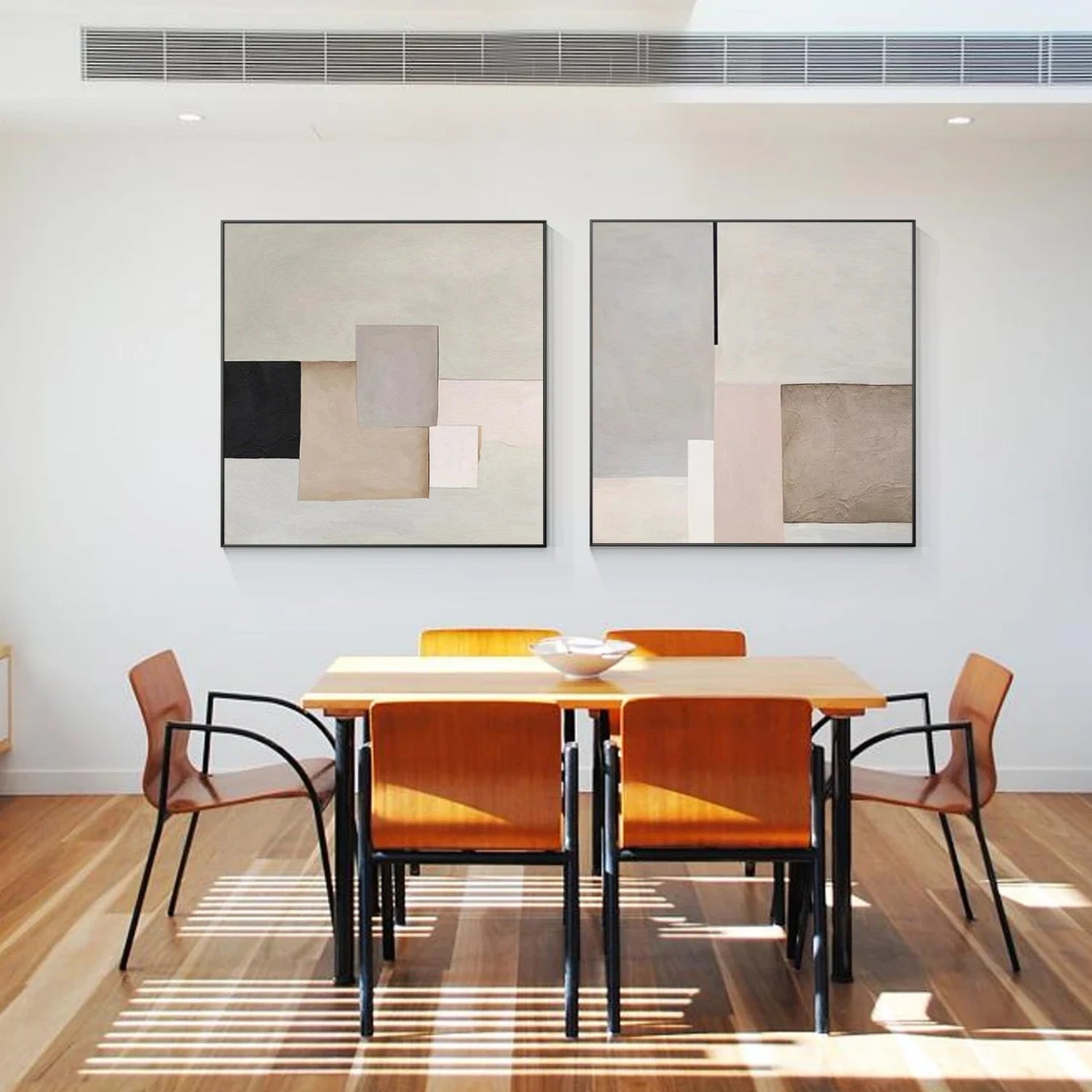 Abstract Canvas Art Set of 2 #WS635