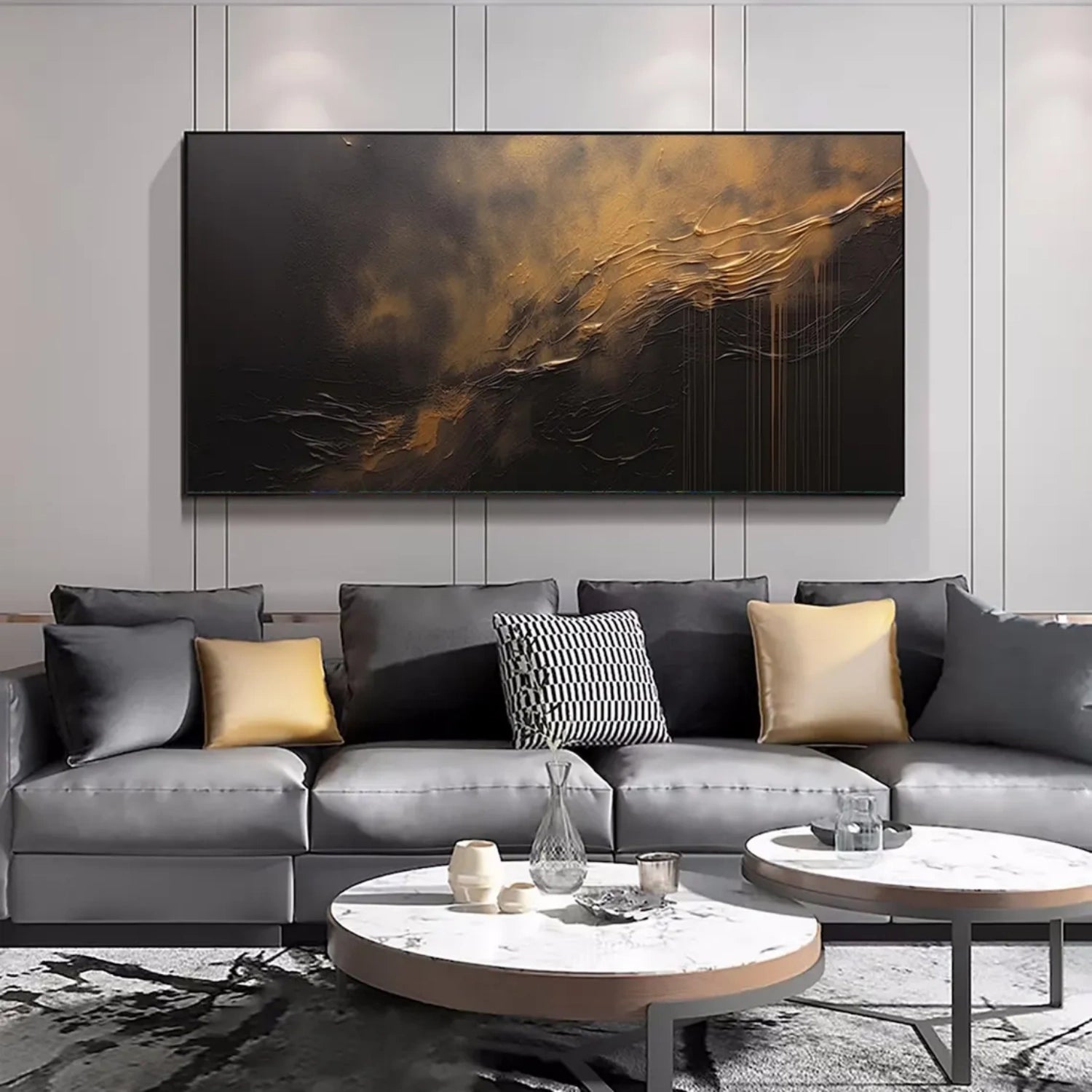 Abstract Canvas Art #WS643