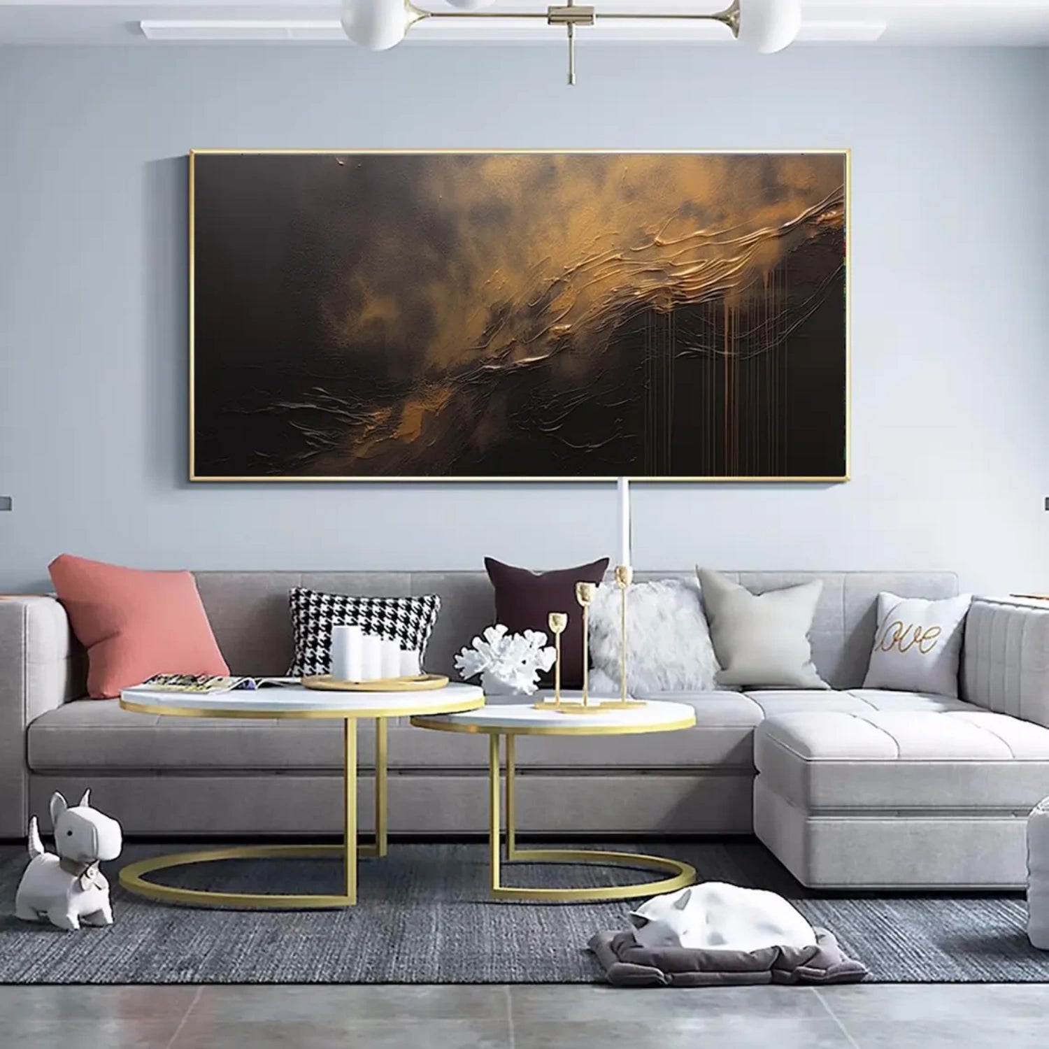 Abstract Canvas Art #WS643