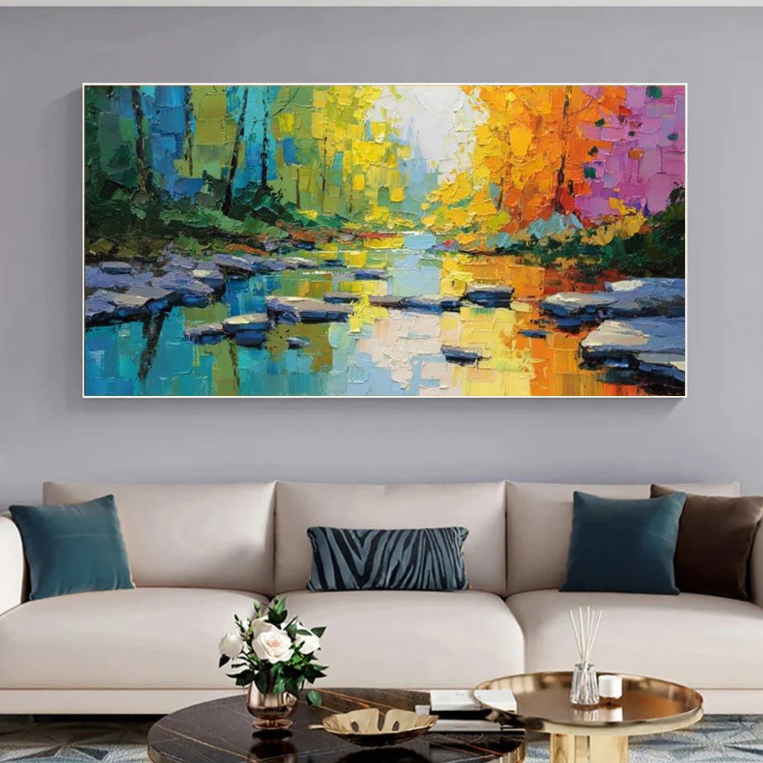 Flower & Tree Abstract Wall Art #ML187