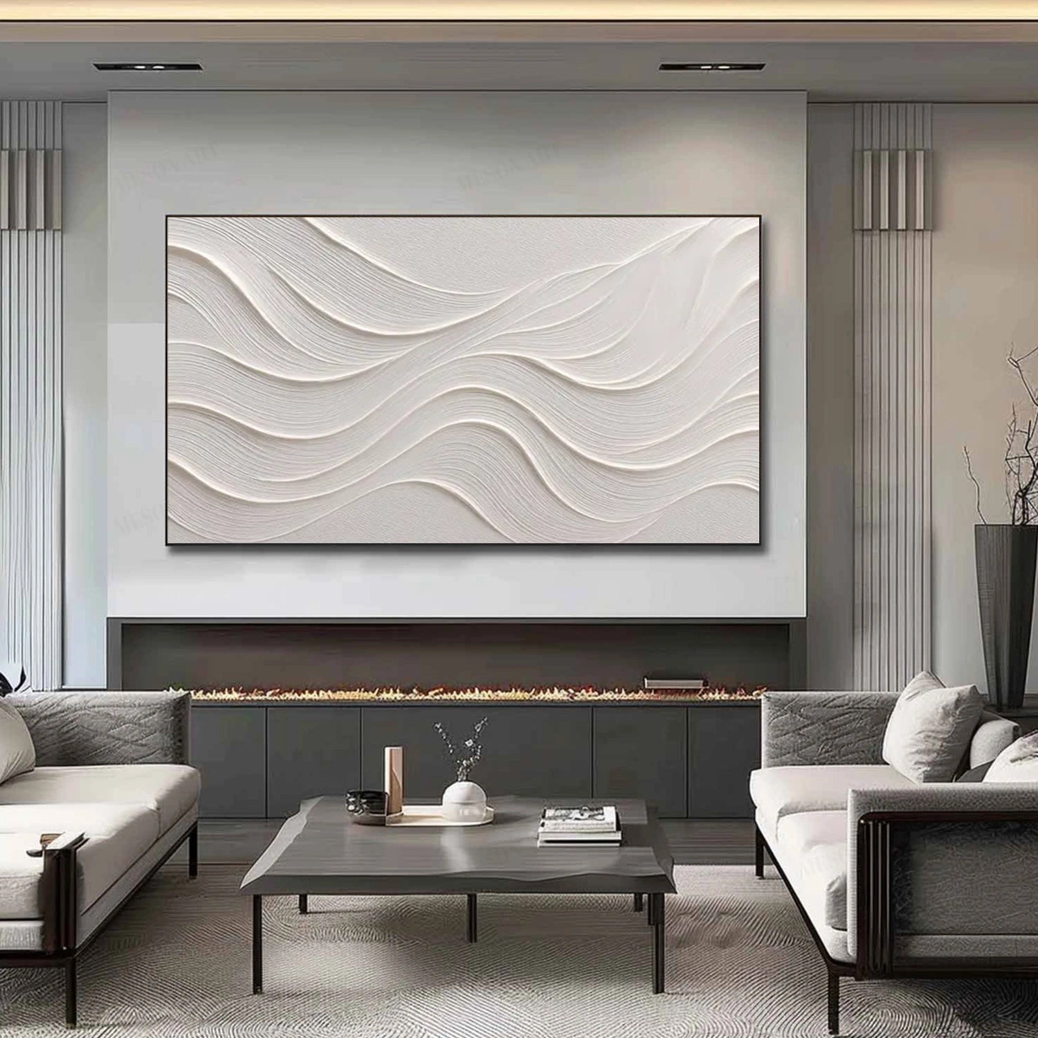 Minimalist Textured Canvas Art #MM340