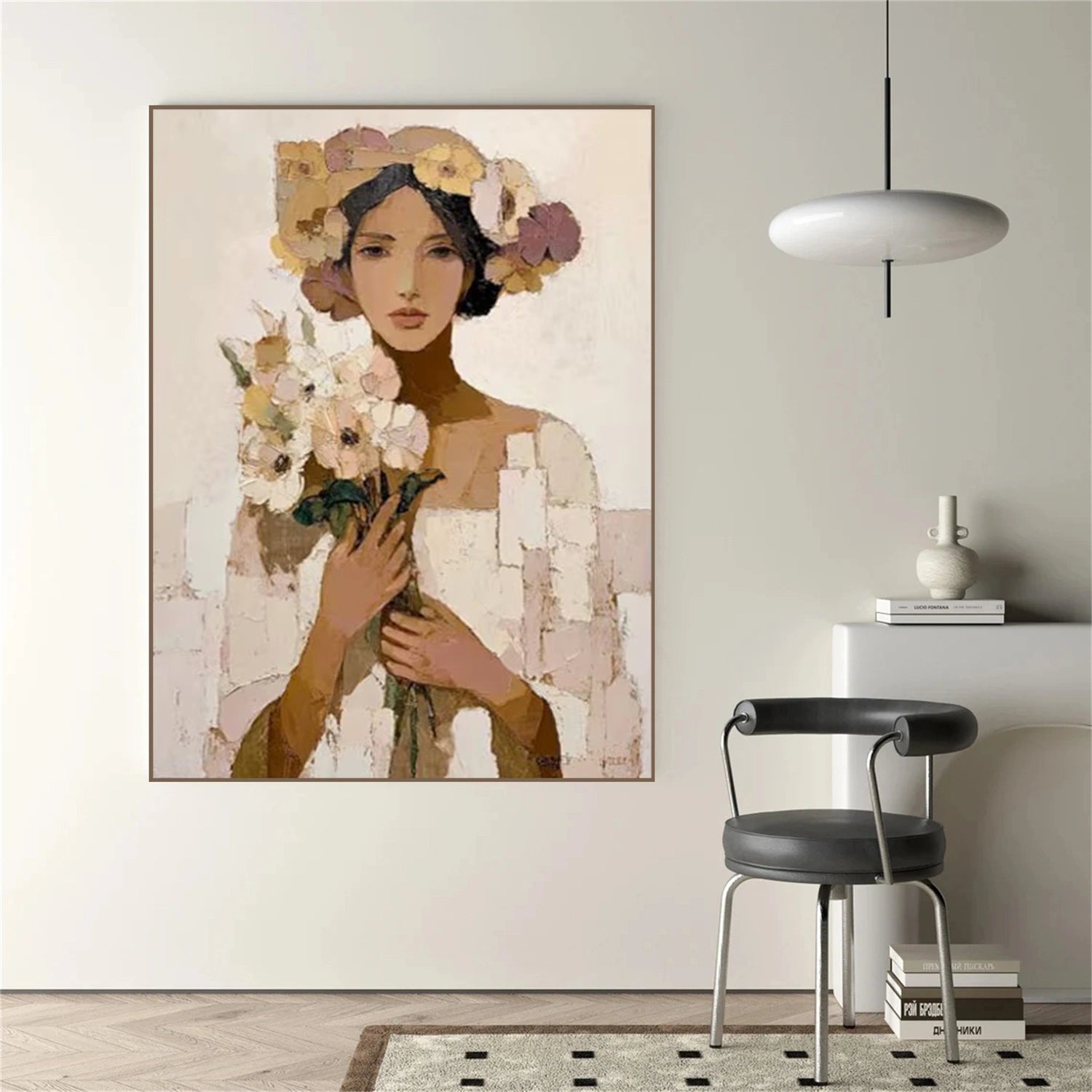 Abstract Portrait Wall Art #AP095