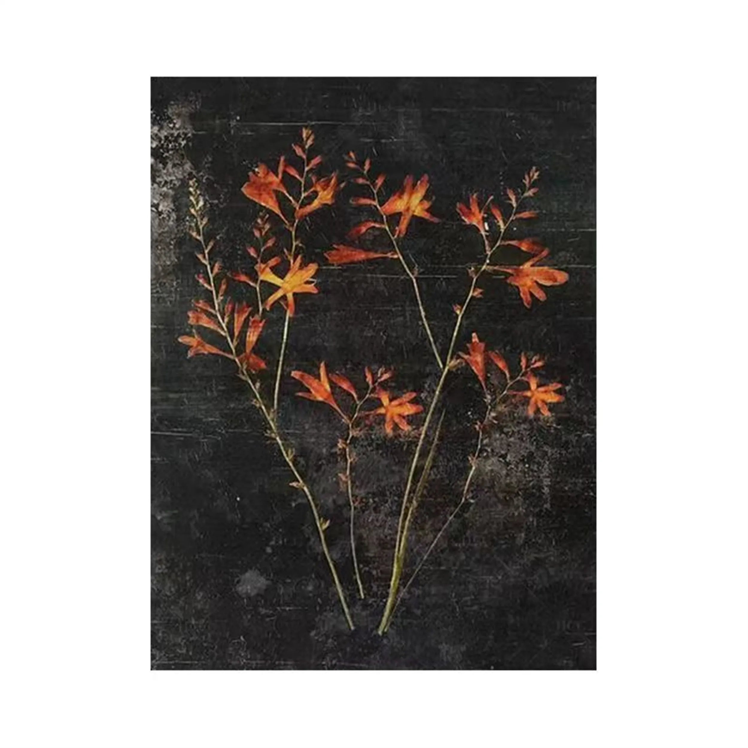 Flower & Tree Abstract Textured Wall Art #ML017