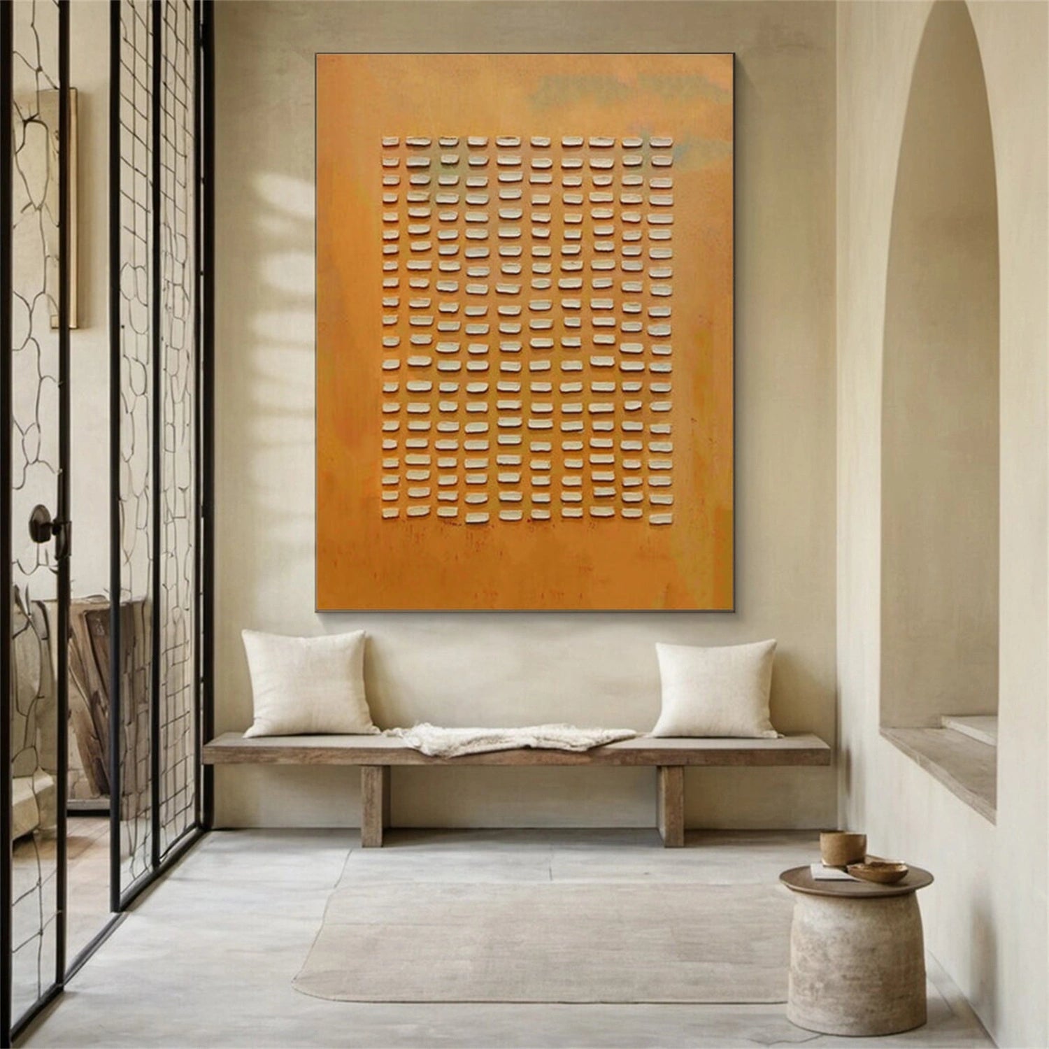 Wabi Sabi Textured Canvas Art #WS919