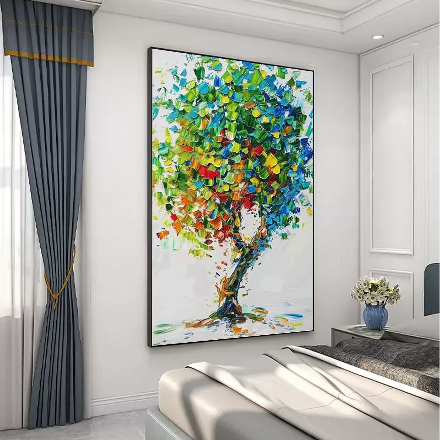 Flower & Tree Abstract Wall Art #ML192