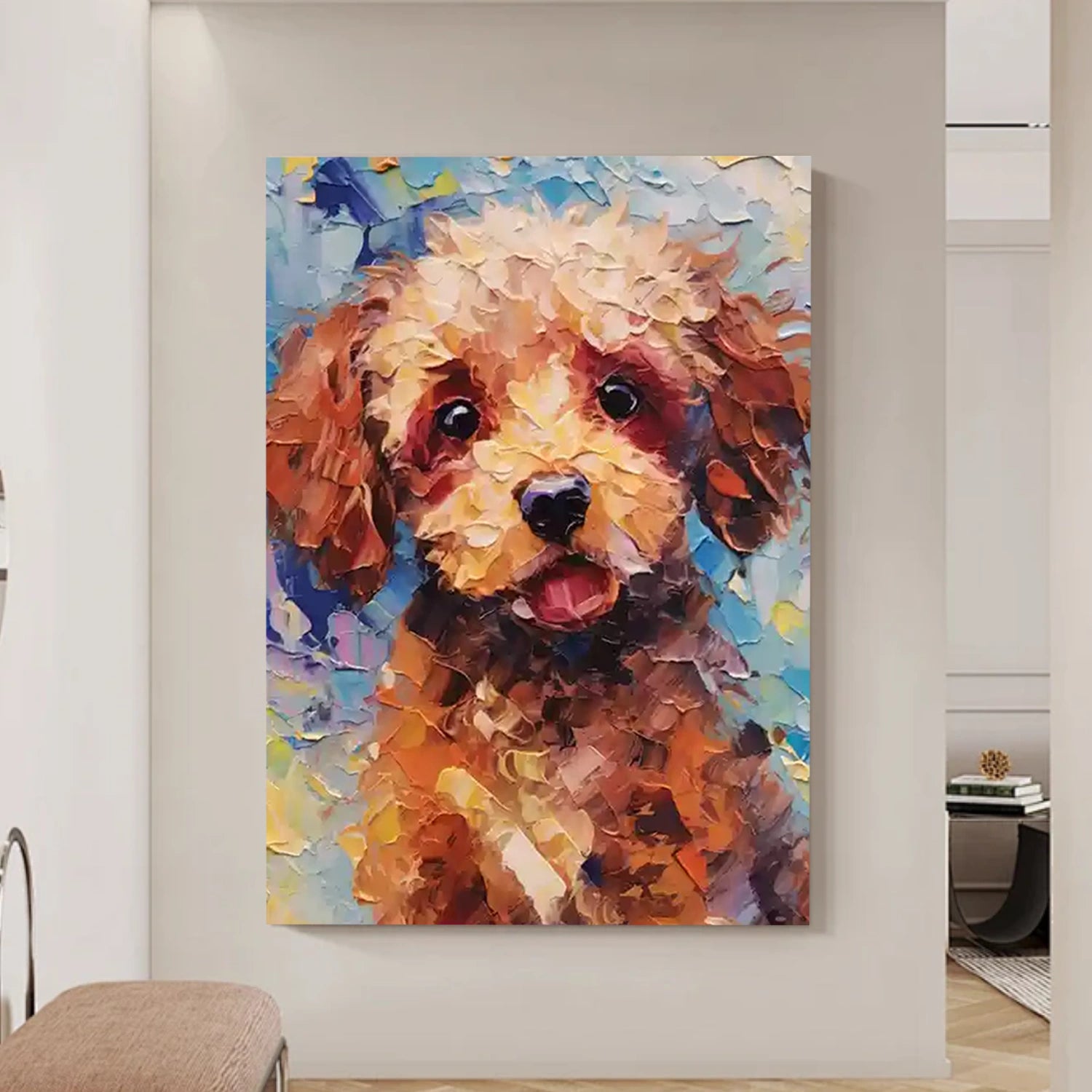 Abstract Animal Dog Wall Art #AL116