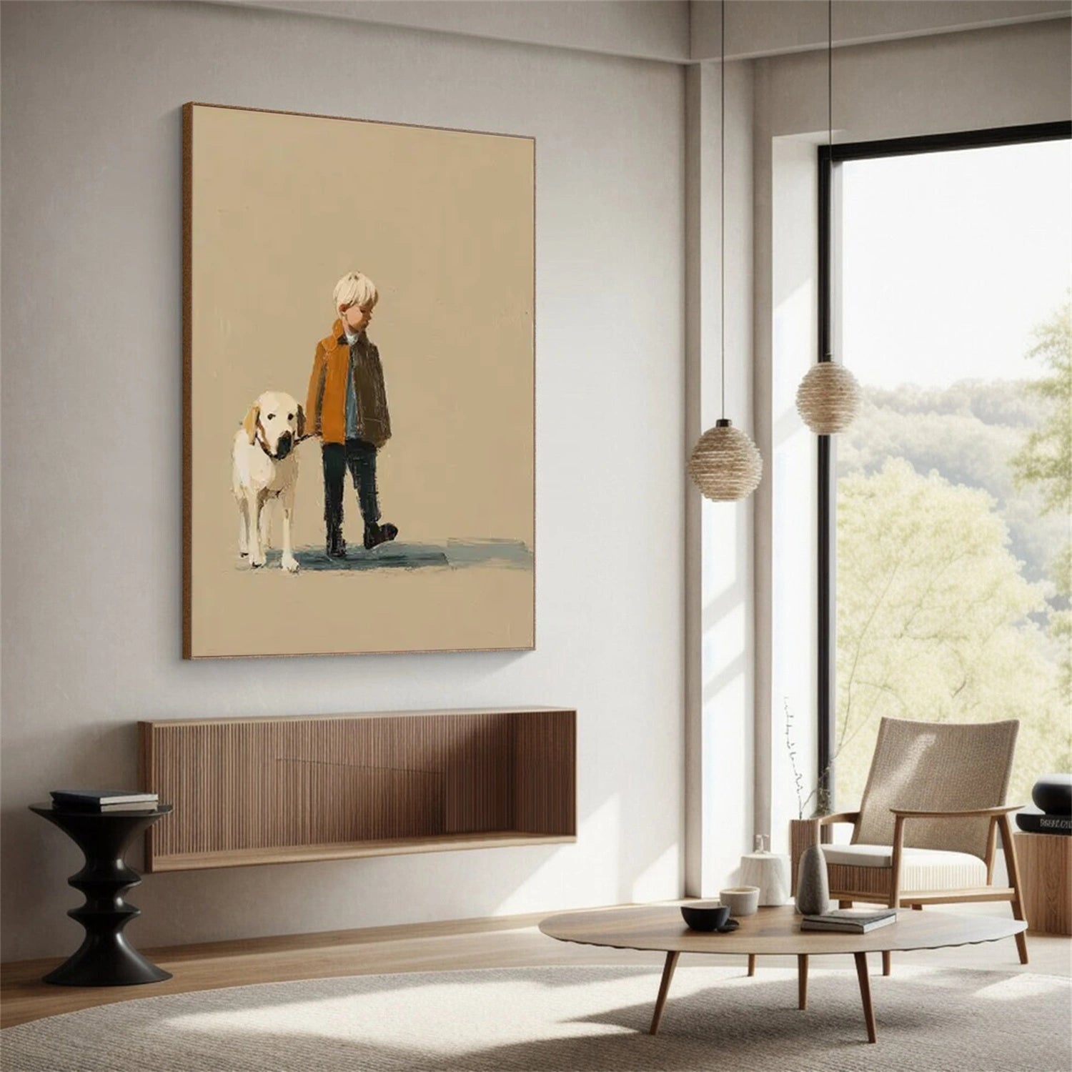 Abstract Portrait Wall Art #AP094