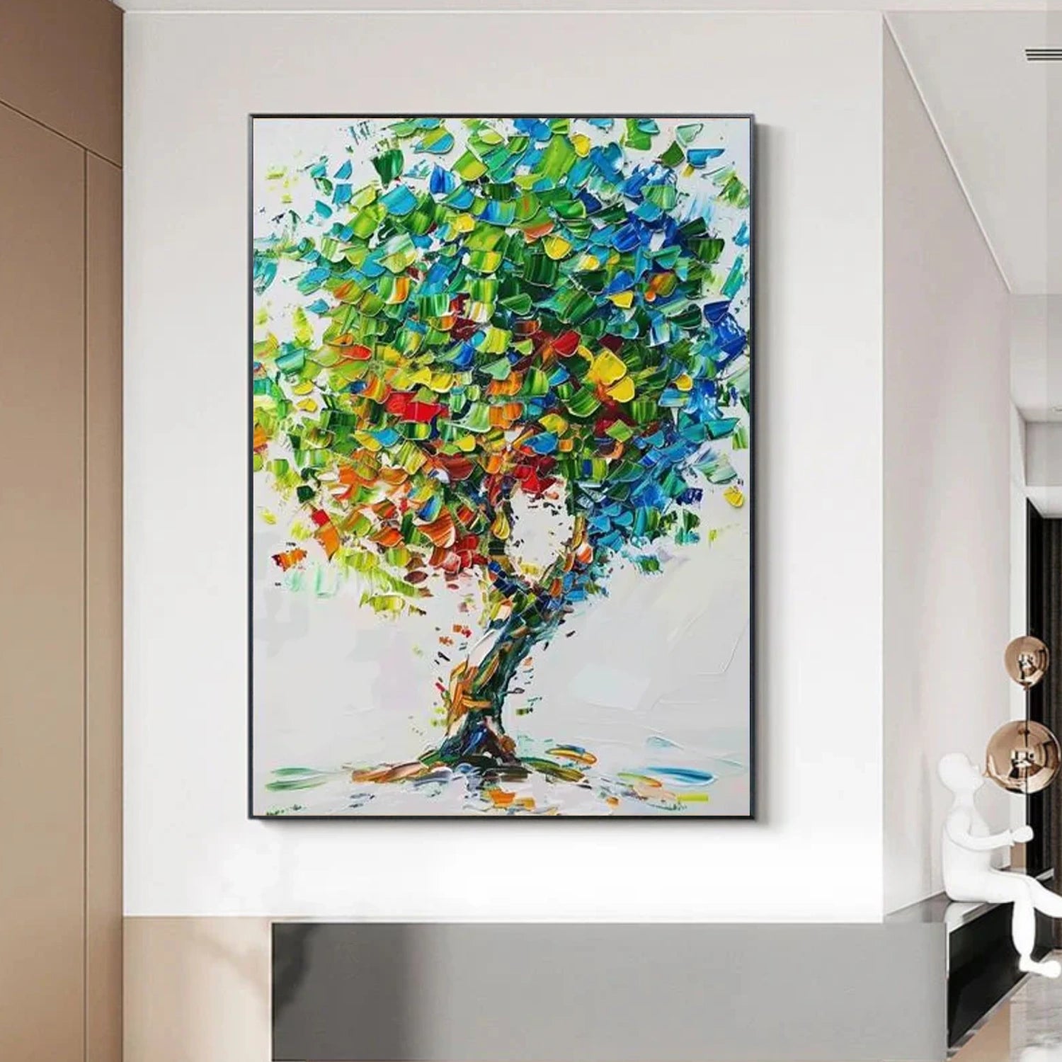 Flower & Tree Abstract Wall Art #ML192