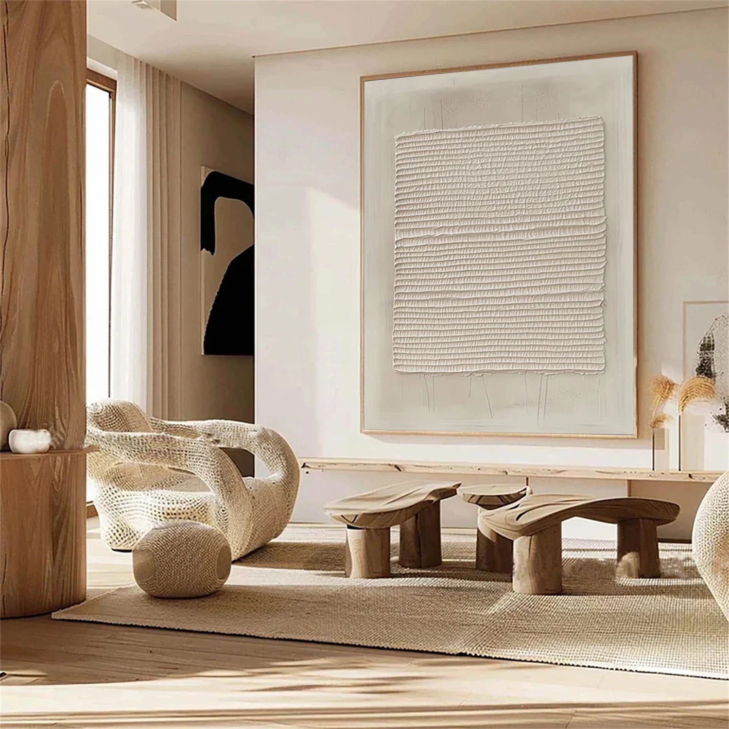 Wabi Sabi Textured Canvas Art #WS920