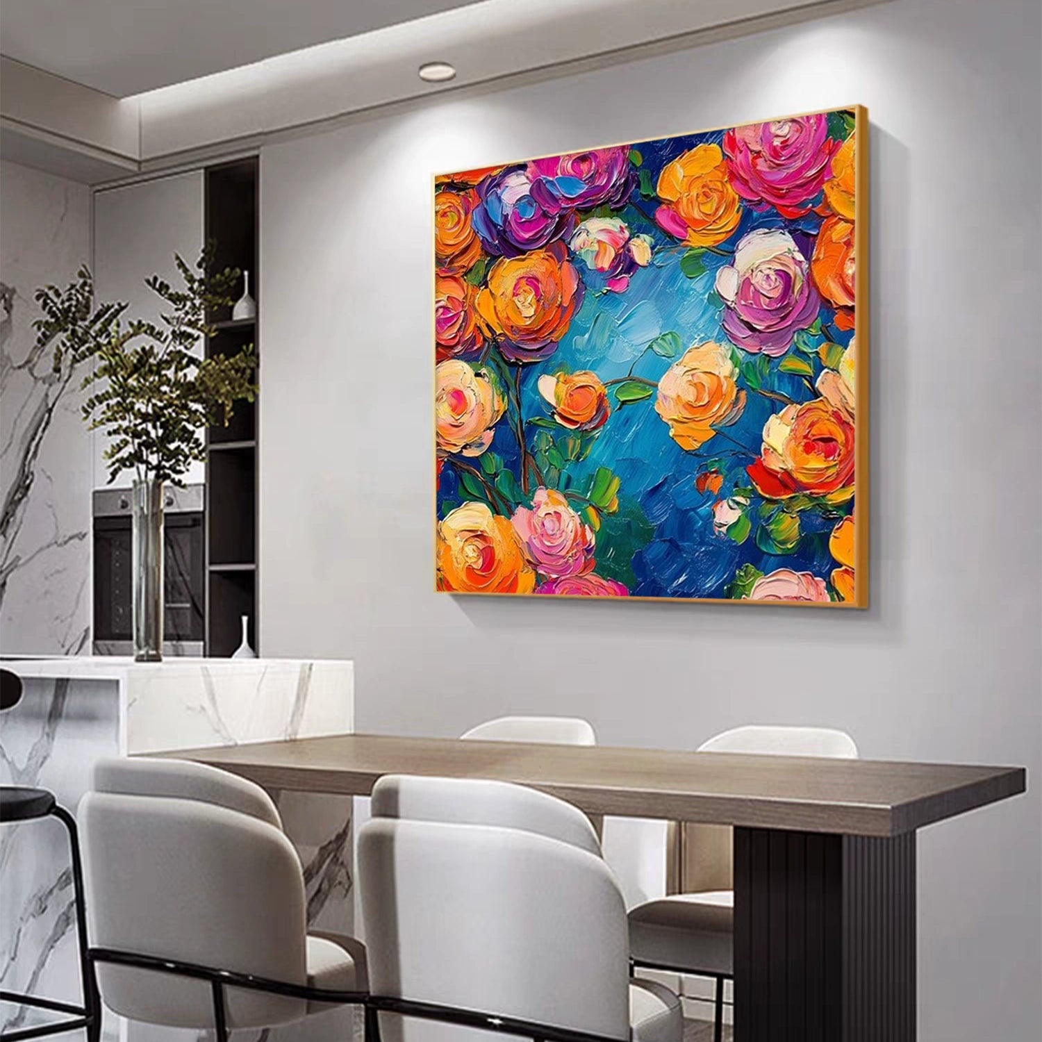 Flower & Tree Abstract Wall Art #ML194