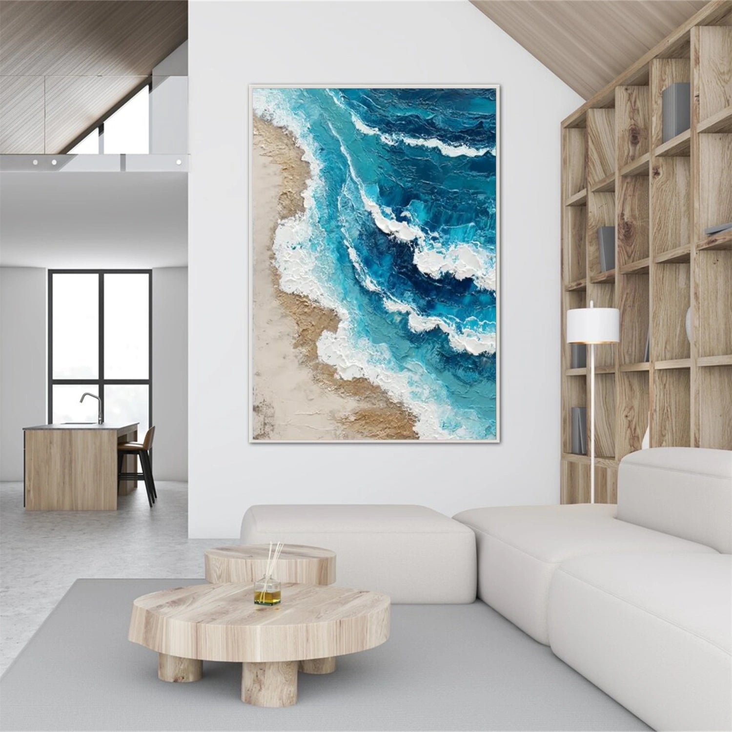 Sea & Sky Abstract Wall Art #MS215