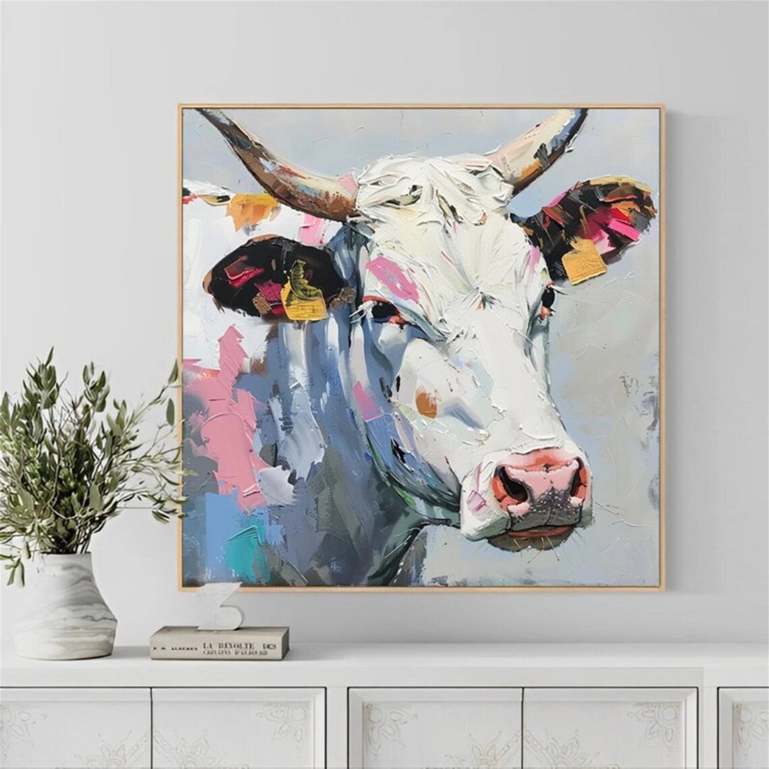 Colorful Abstract Animal Wall Art #AL093