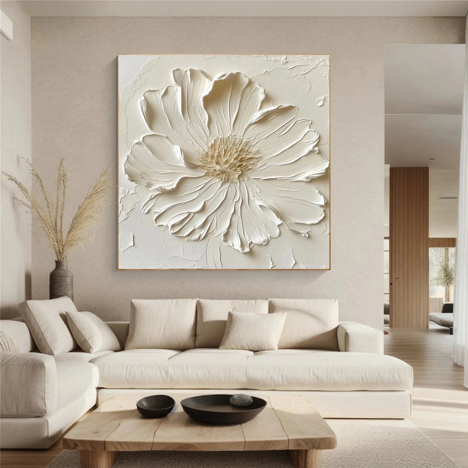Flower & Tree Abstract Textured Wall Art #ML172