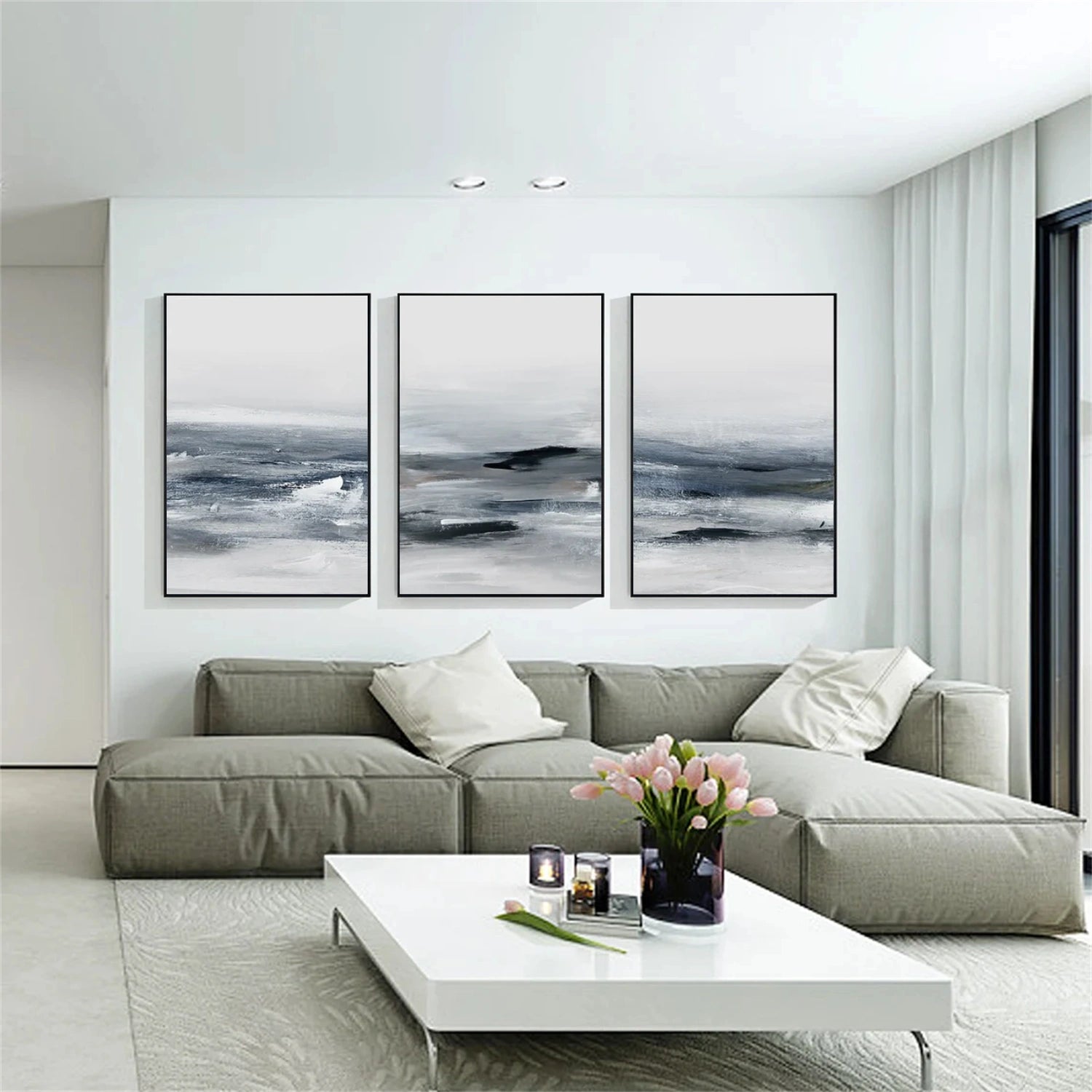 Abstract Canvas Art Set of 2 #WS860