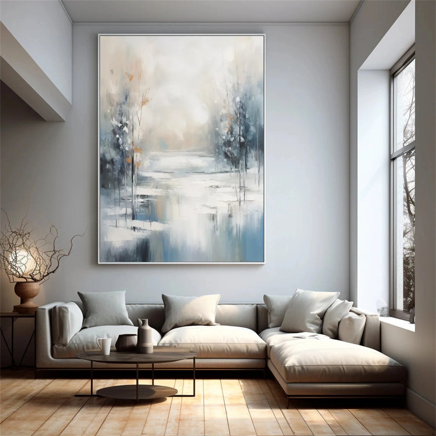 Flower & Tree Abstract Wall Art #ML161