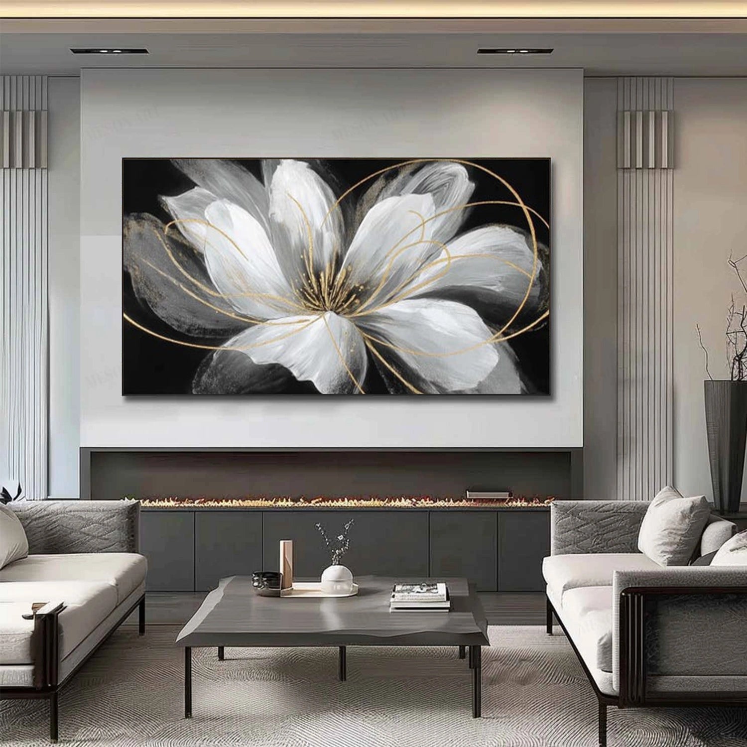 Flower & Tree Abstract Wall Art #ML218