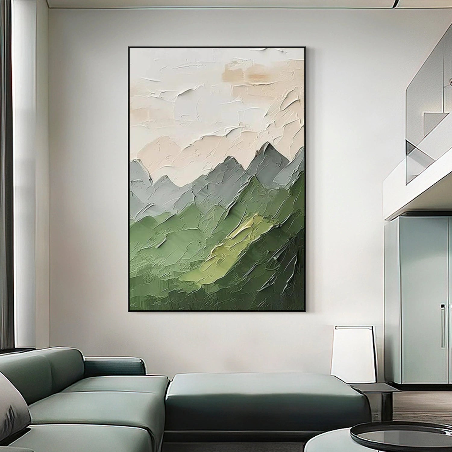 Minimalist Mountain Canvas Art #MM341