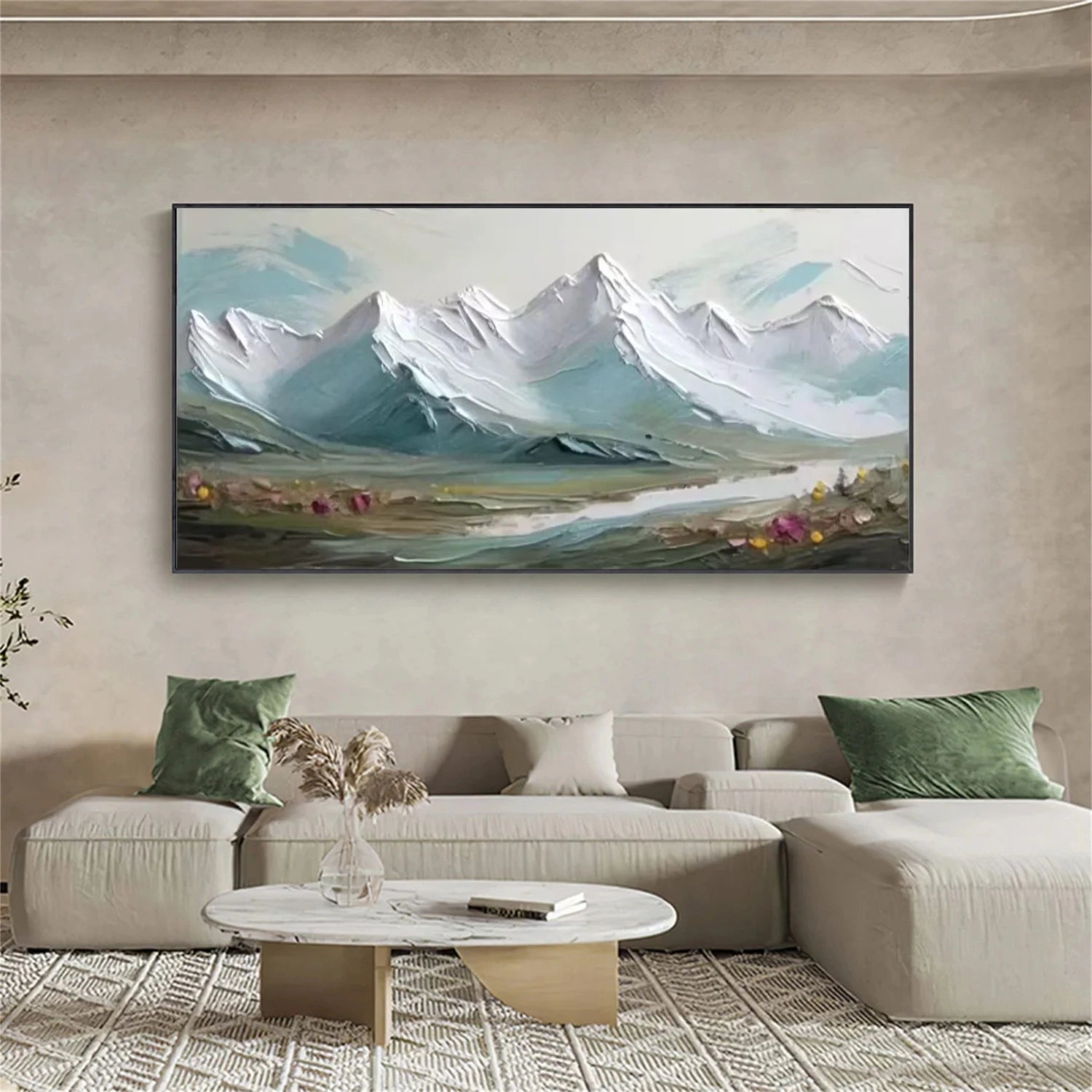 Minimalist Mountain Canvas Art #MM314