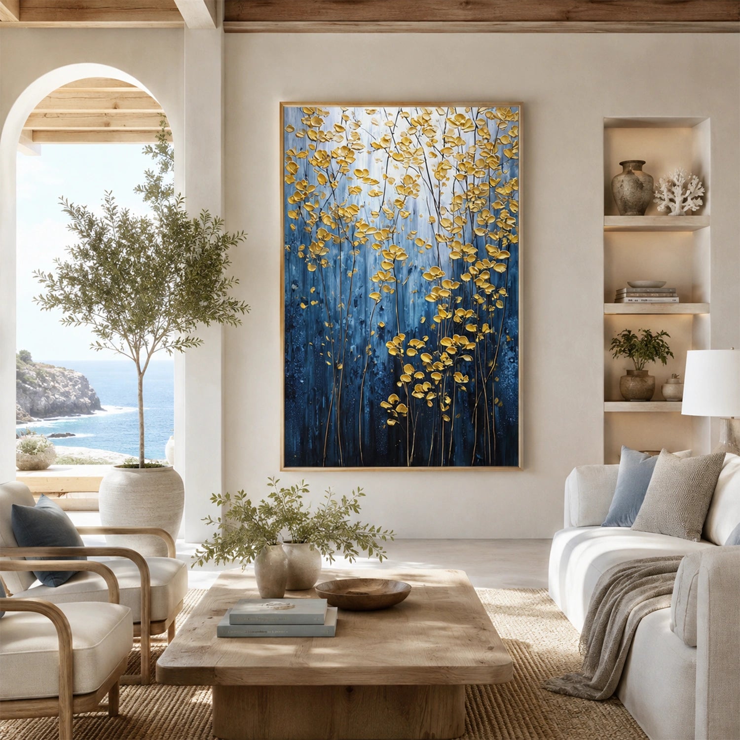 Flower & Tree Abstract Wall Art #ML278