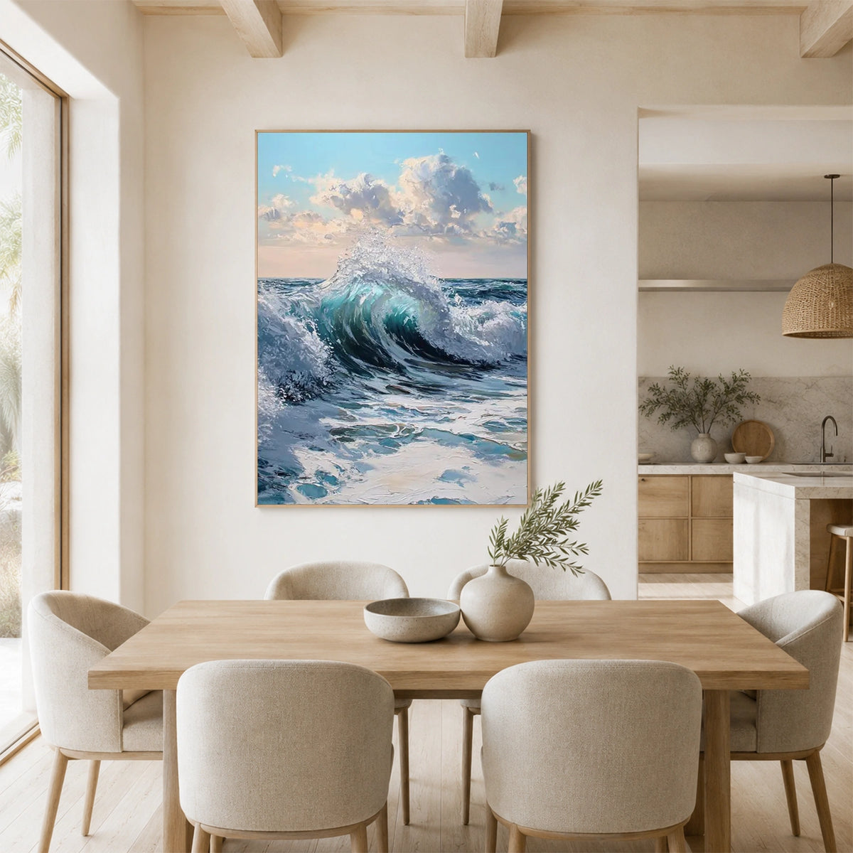 Sea & Sky Abstract Wall Art #MS365