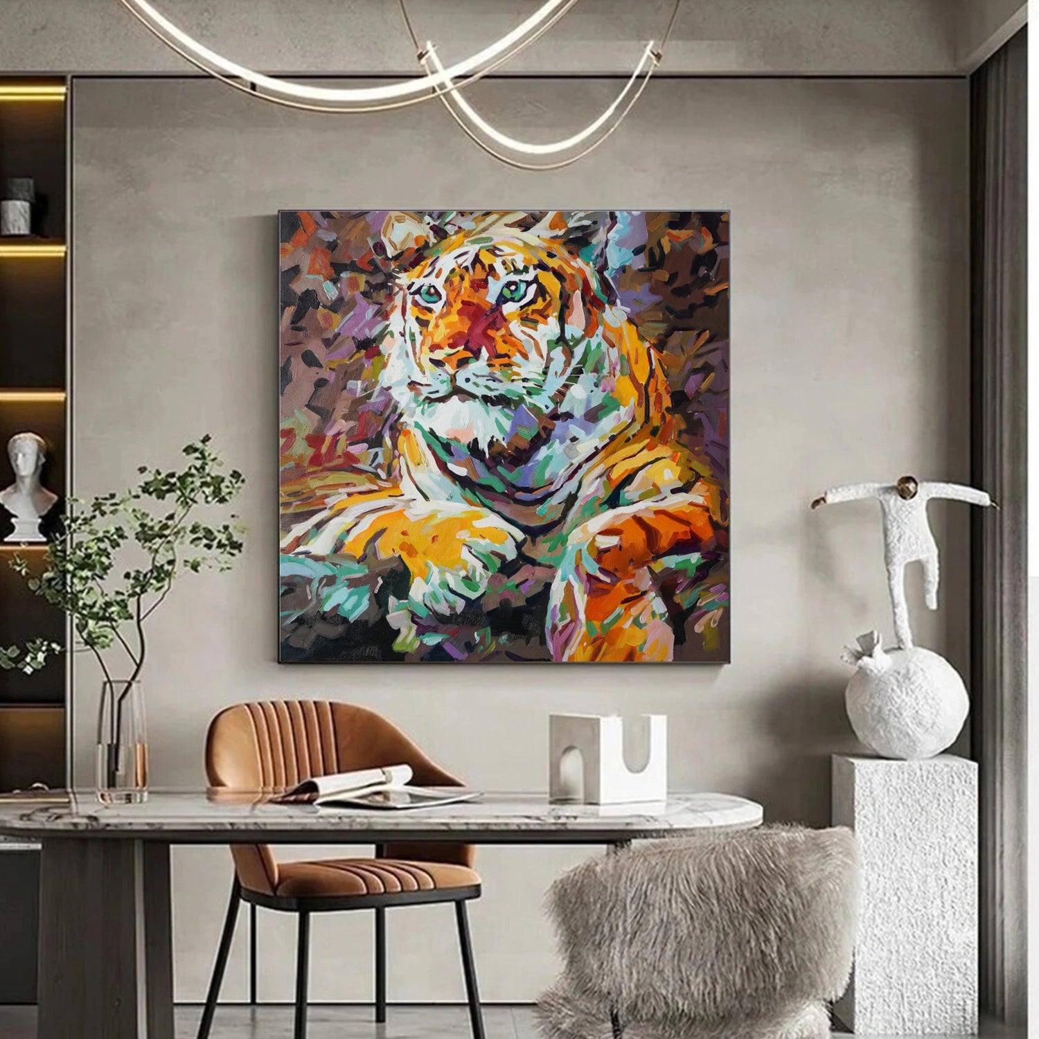 Abstract Animal Wall Art #AL108