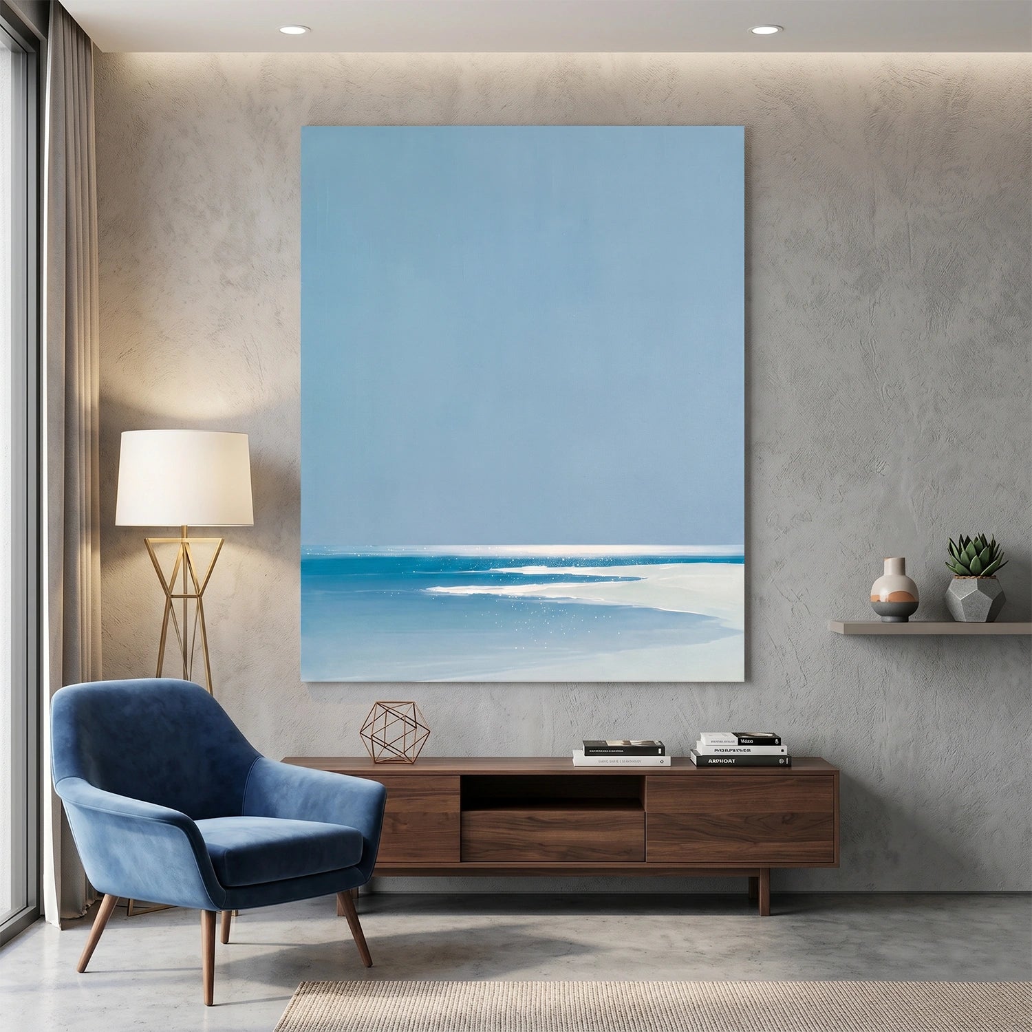 Sea & Sky Abstract Wall Art #MS300