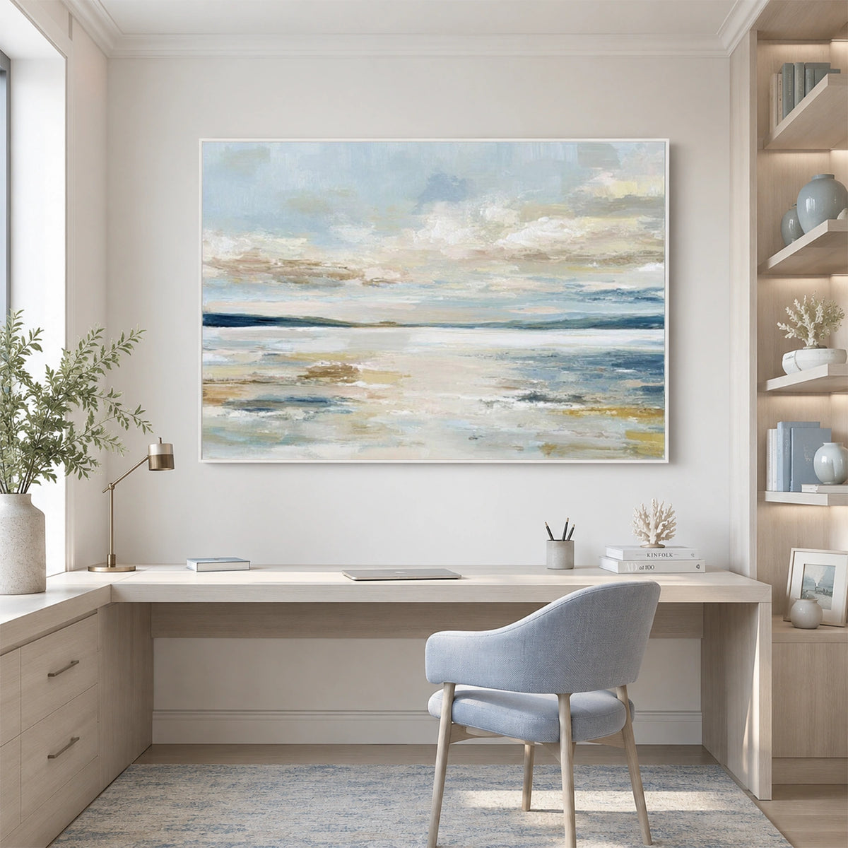 Sea & Sky Abstract Wall Art #MS377