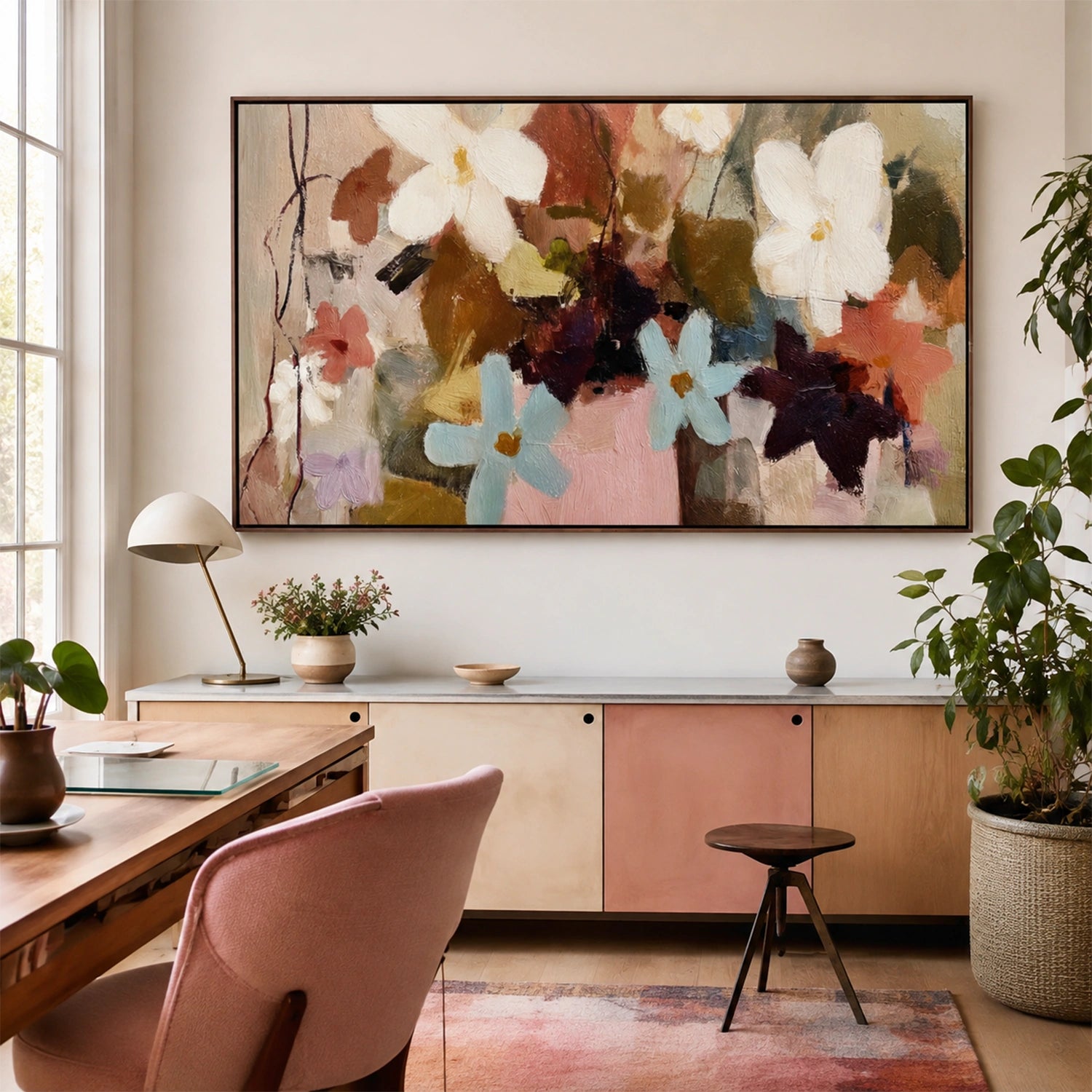 Flower & Tree Abstract Wall Art #ML271