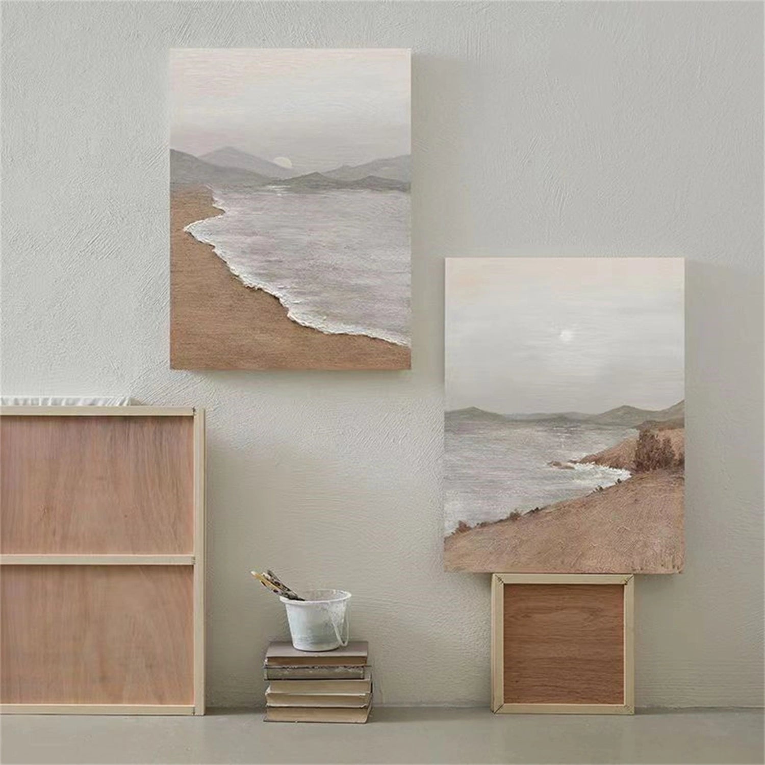 Minimalist Sea & Sky Art Set of 2 #MS029