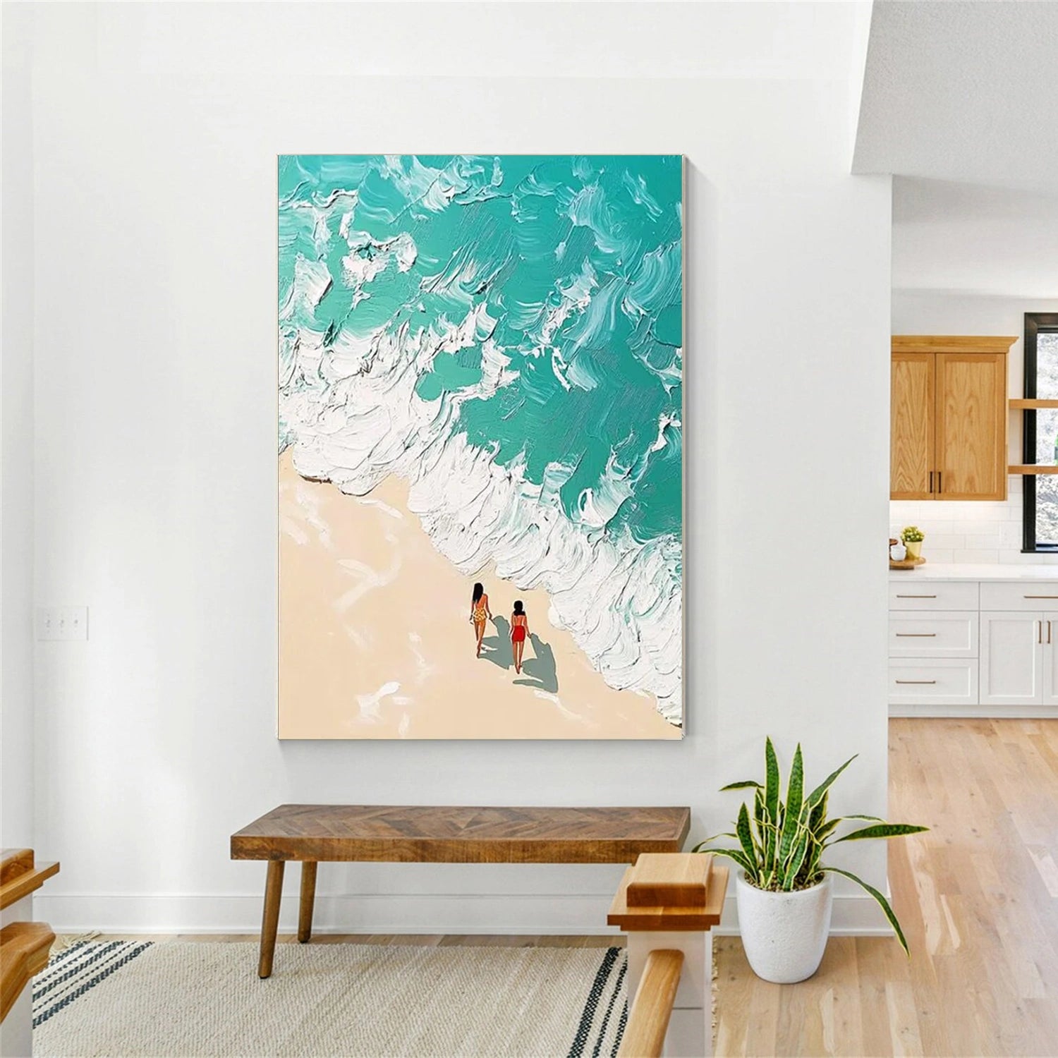 Swimming Sport Textured Wall Art #SA016