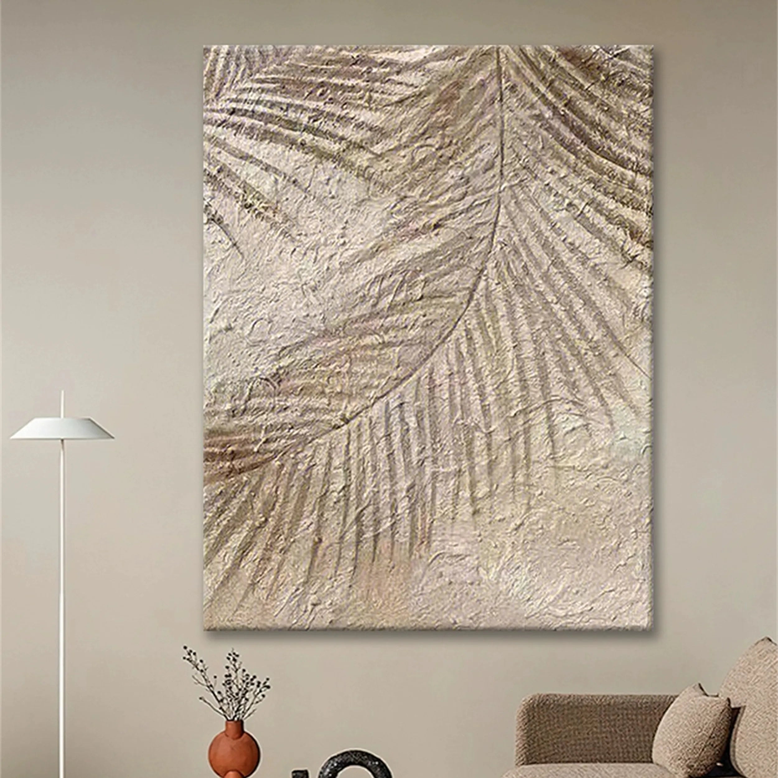 Flower & Tree Abstract Textured Wall Art #ML037