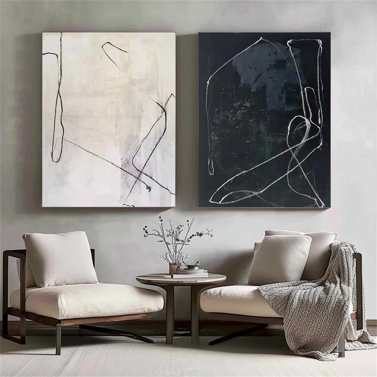 Abstract Tranquility Set of 2 #WS871